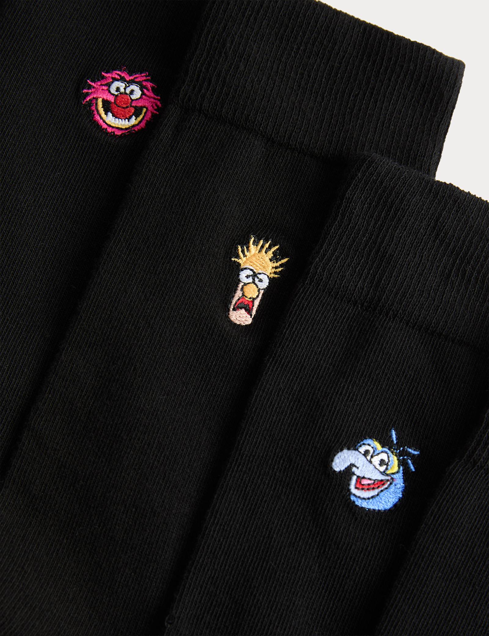 5 Pack Cool & Fresh Muppets Cotton Rich Socks - image 4
