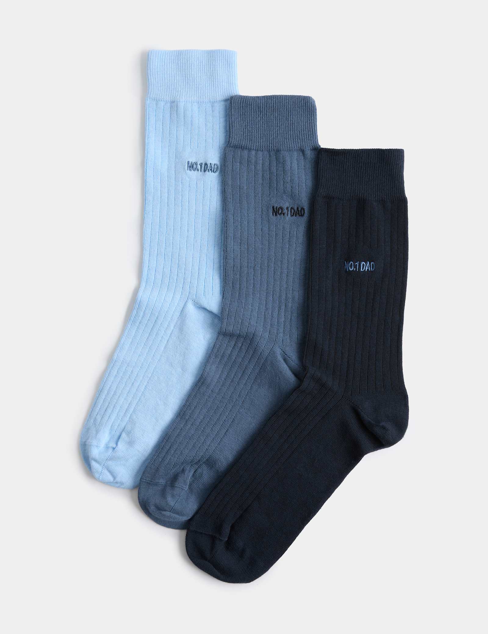 3 Pack No1 Dad Cotton Rich Socks - image 1