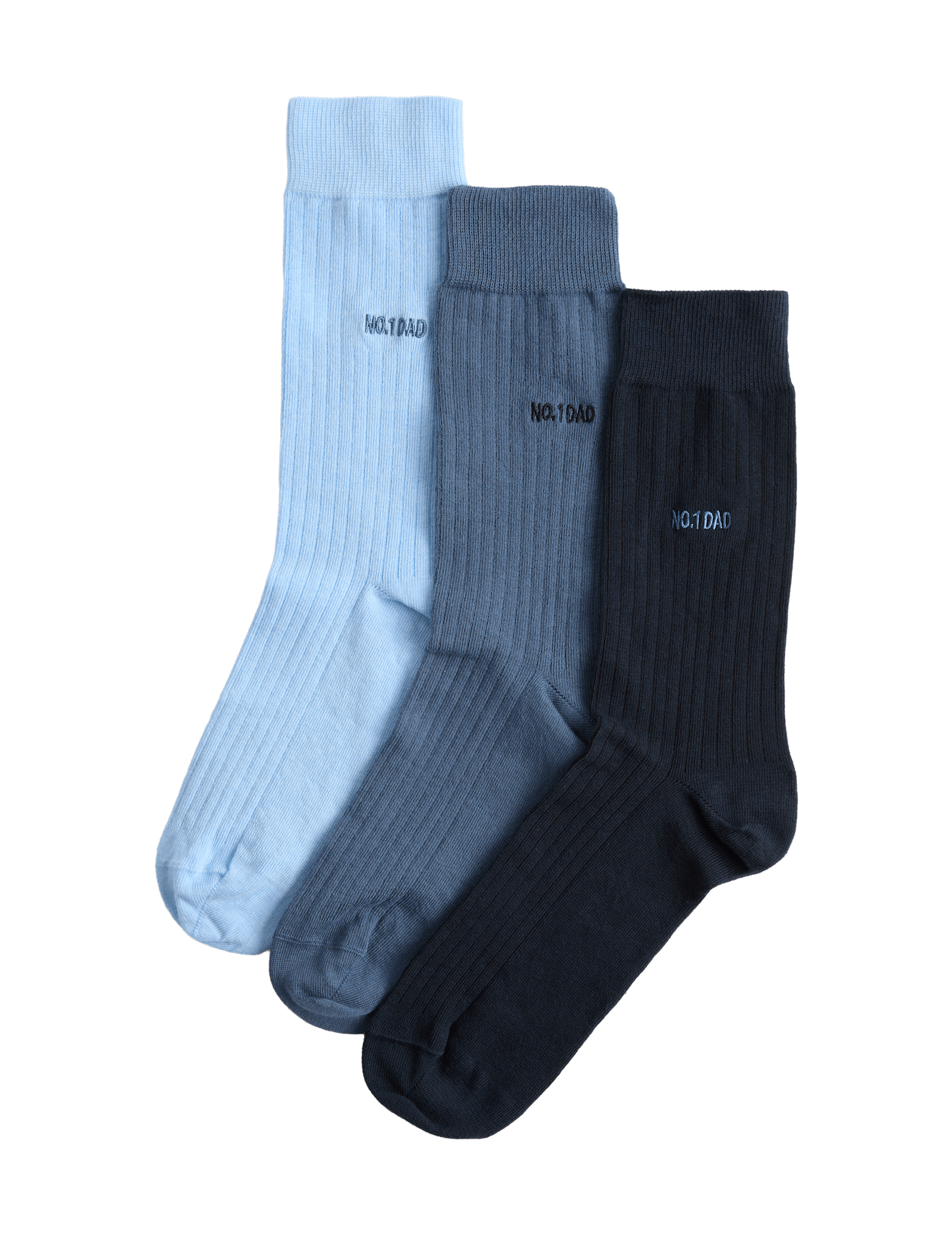 3 Pack No1 Dad Cotton Rich Socks - image 2