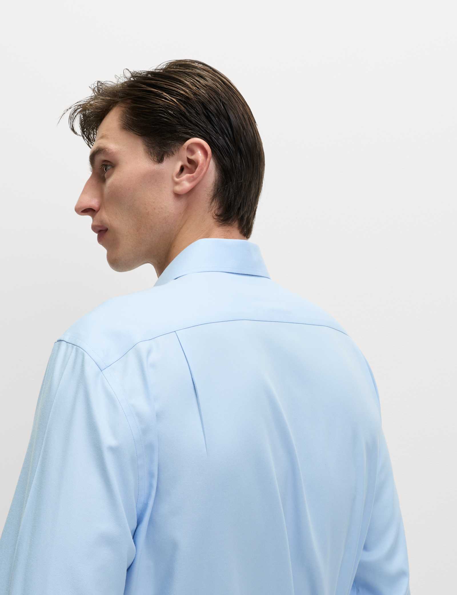 Regular Fit 2 Inch Shorter Ultimate Non Iron Twill Shirt - image 4