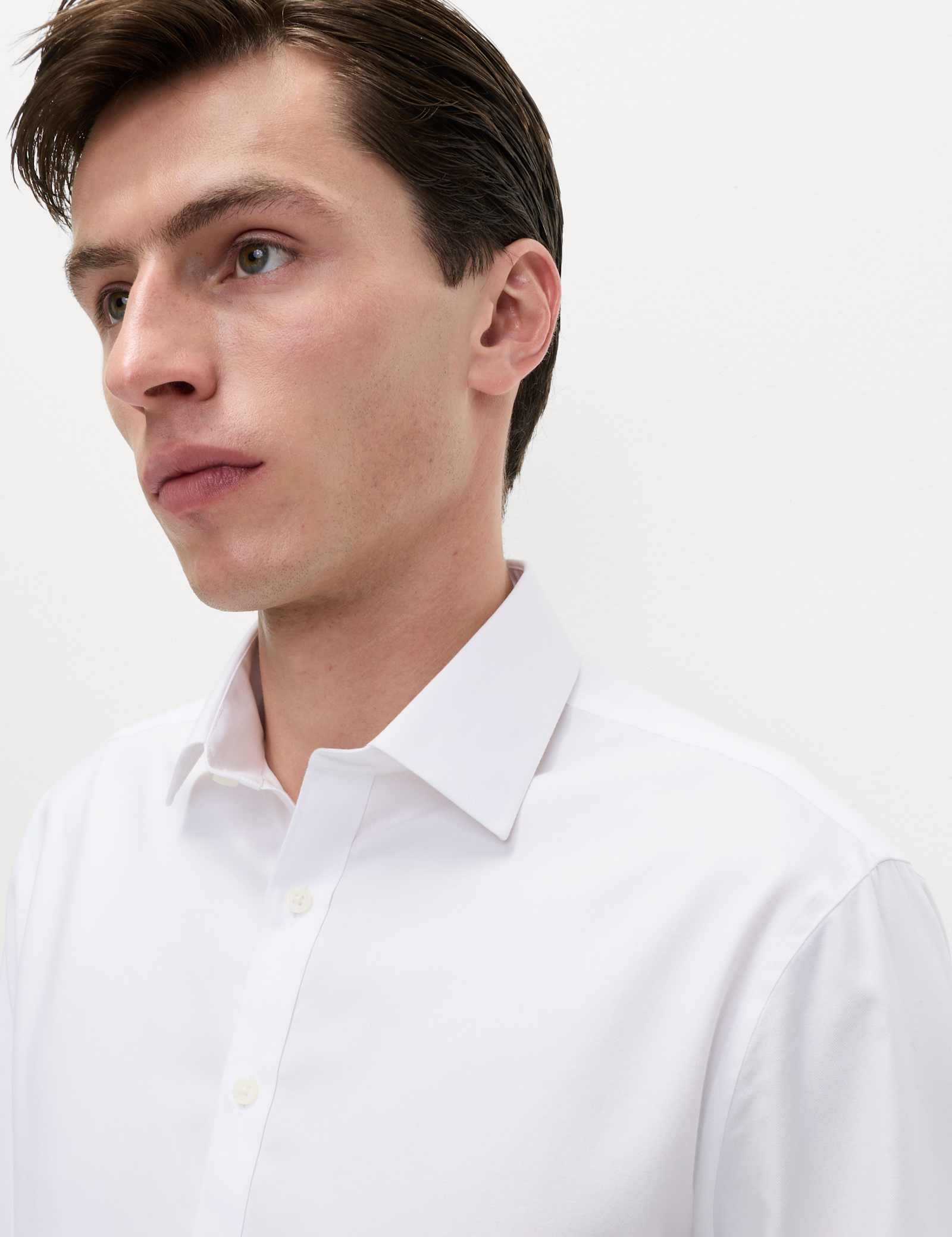 Regular Fit 2 Inch Shorter Ultimate Non Iron Twill Shirt - image 3