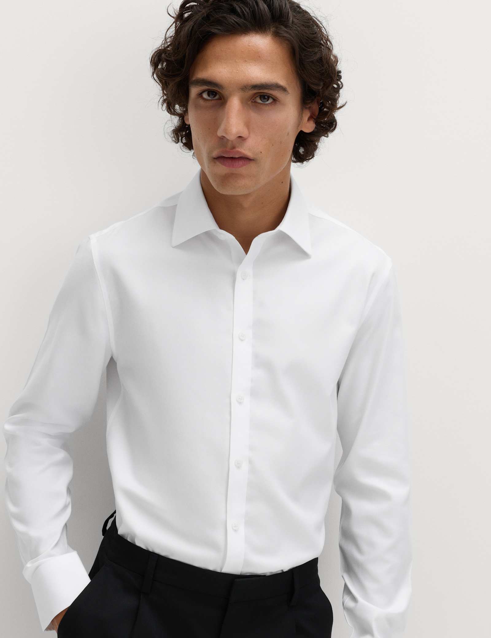 Ultimate Extra Slim Non Iron Pure Cotton Shirt - image 4