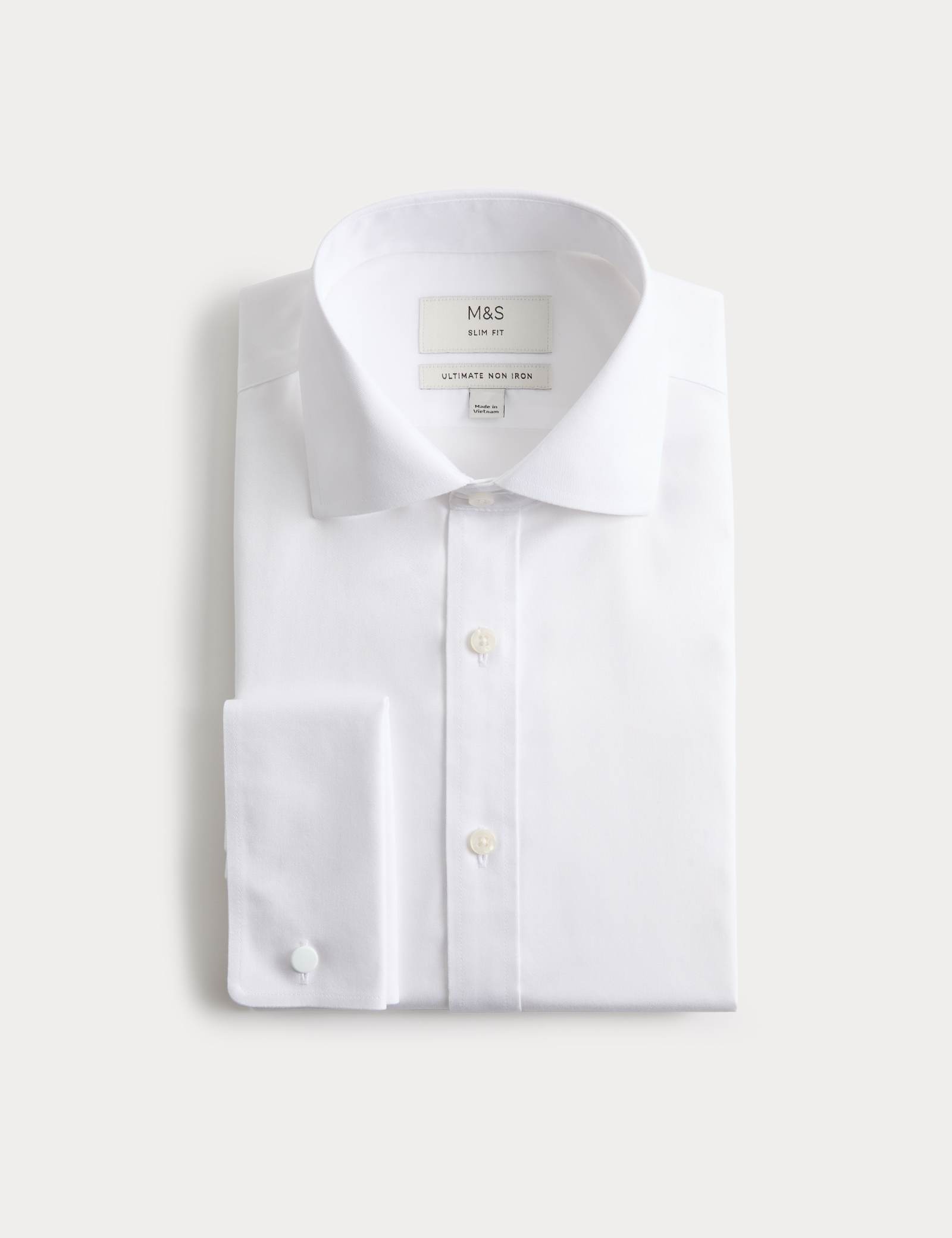 Slim Fit Ultimate Non Iron Pure Cotton Shirt - image 1