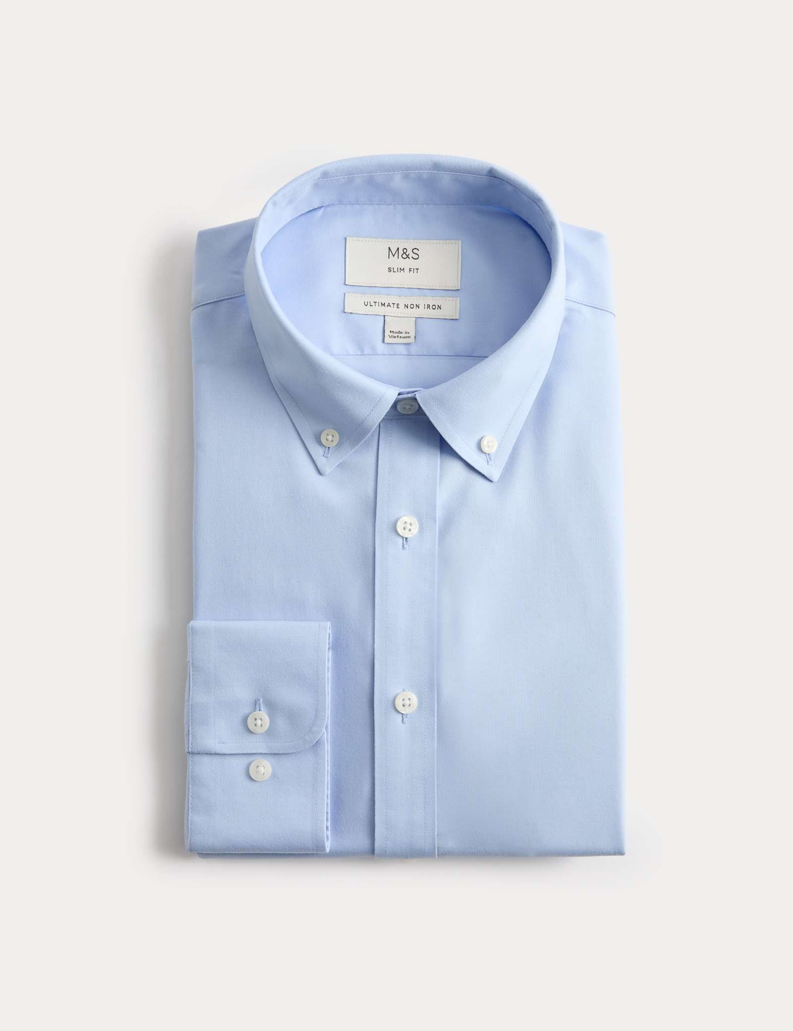 Slim Fit Ultimate Non Iron Pure Cotton Shirt - image 2