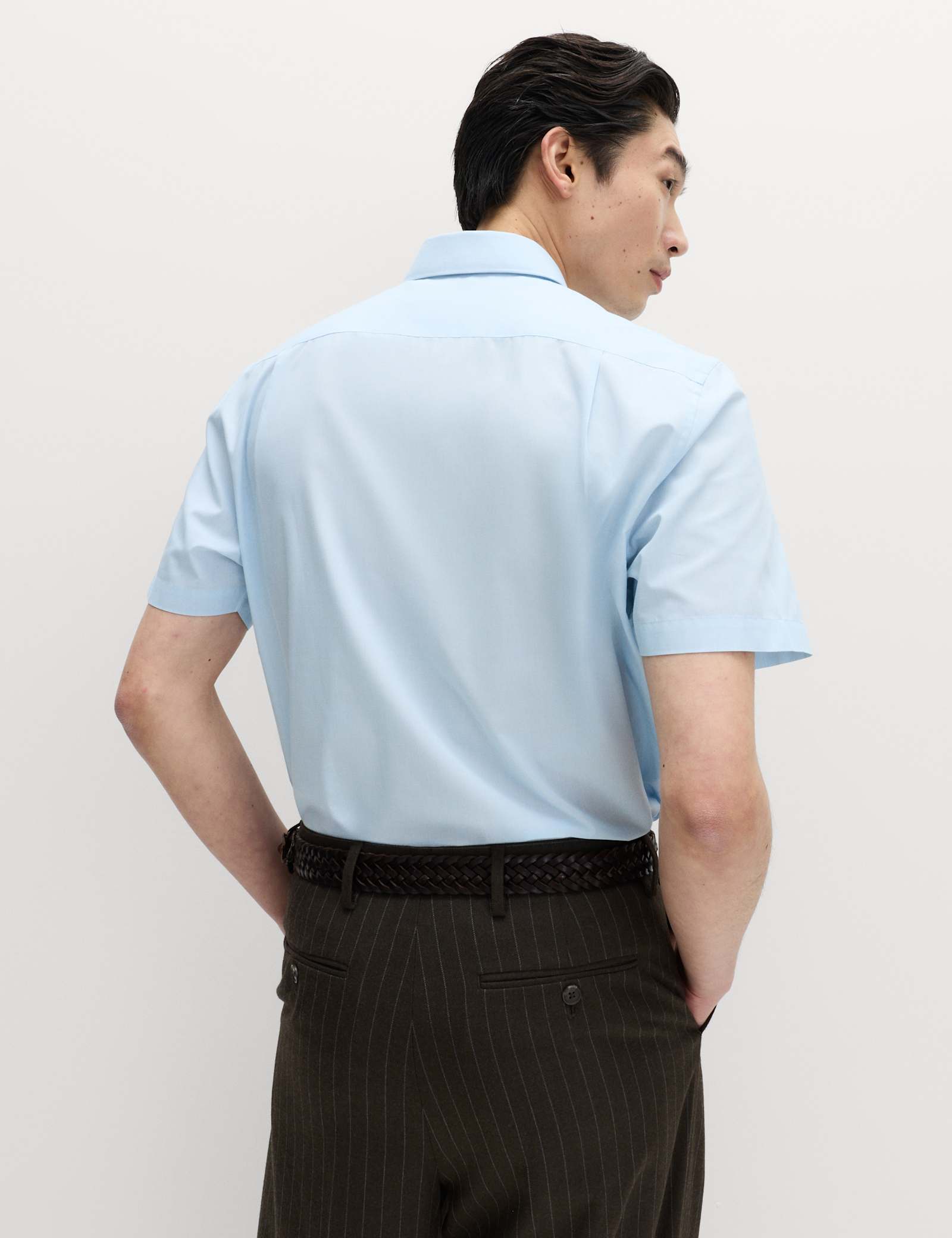 2 Pack Regular Fit Check Short Sleeve Shirts - image 5