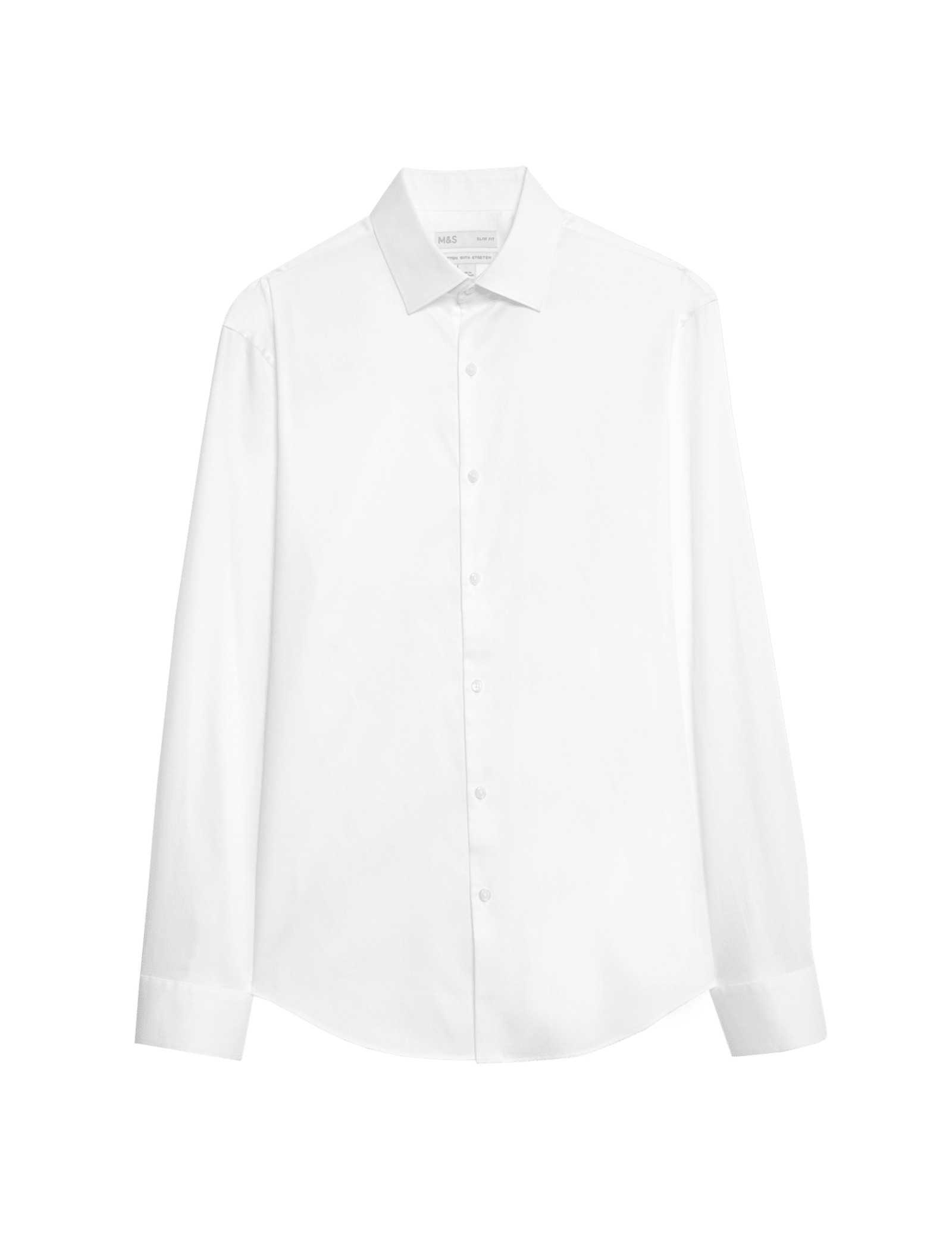 Slim Fit Pure Easy Iron Cotton with Stretch Shirt - image 5