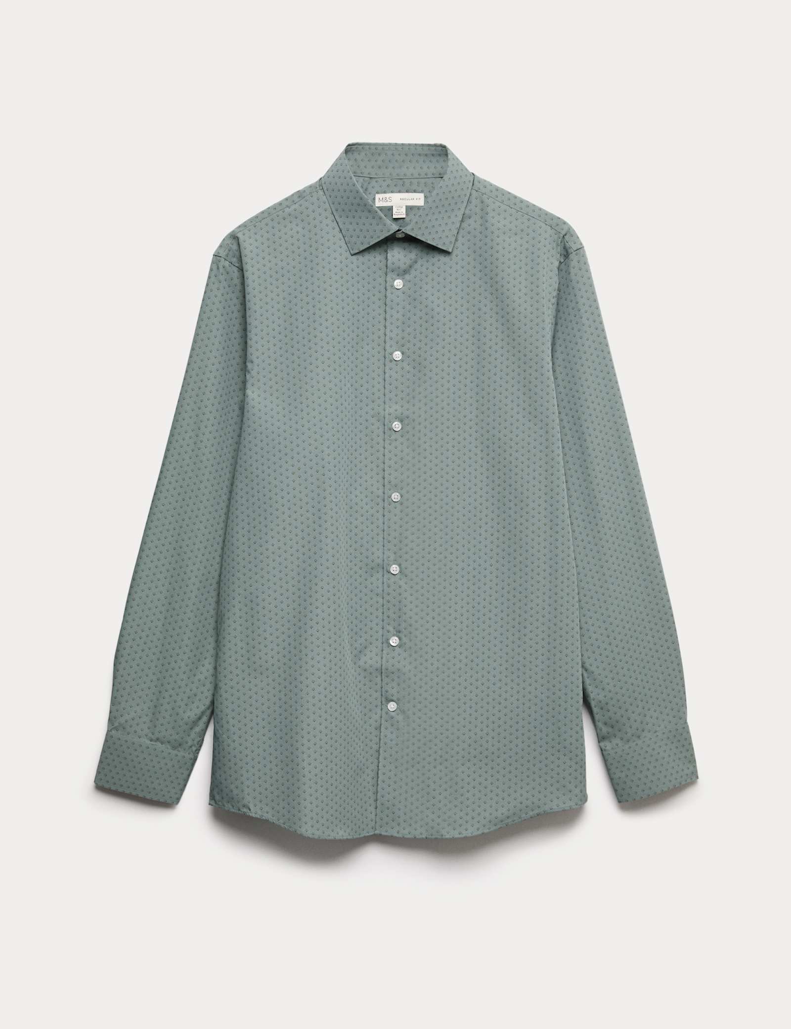 Regular Fit Cotton Blend Printed Shirt - image 3