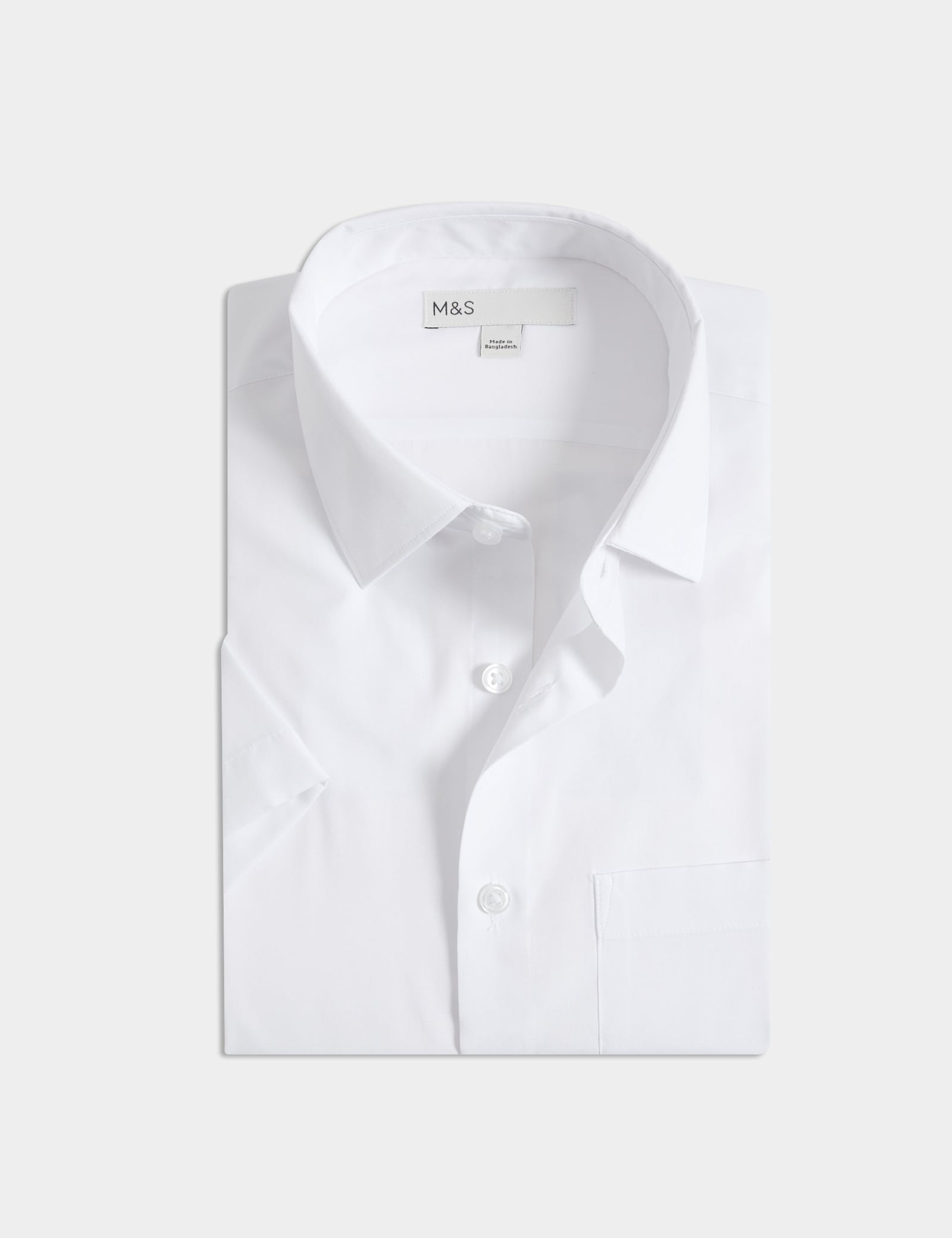Regular Fit Cotton Blend Short Sleeve Shirt - image 1