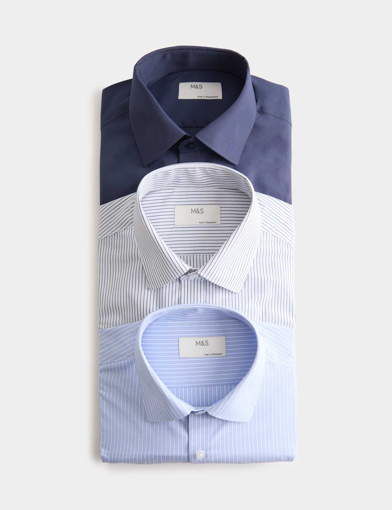 3 Pack Regular Fit Long Sleeve Shirts - image 2