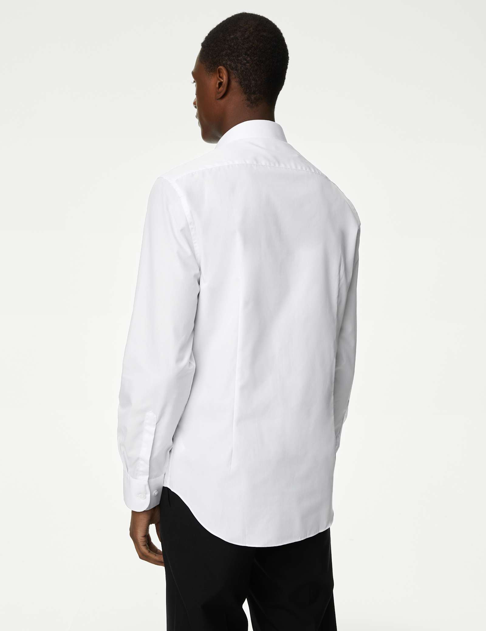 2 Inch Shorter 3 Pack Slim Fit Easy Iron Long Sleeve Shirts - image 3