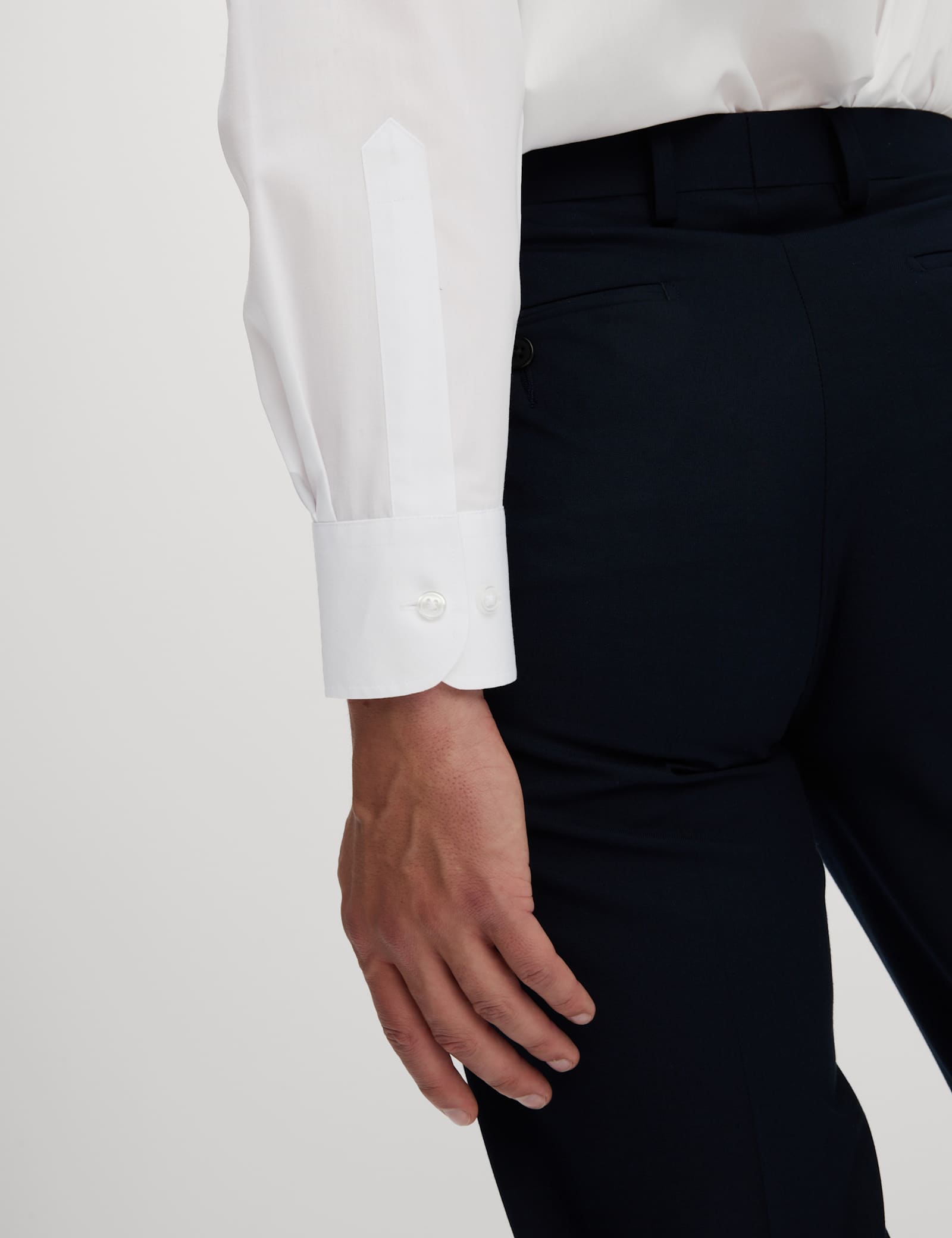 2 Inch Shorter 3 Pack Cotton Blend Shirts - image 5