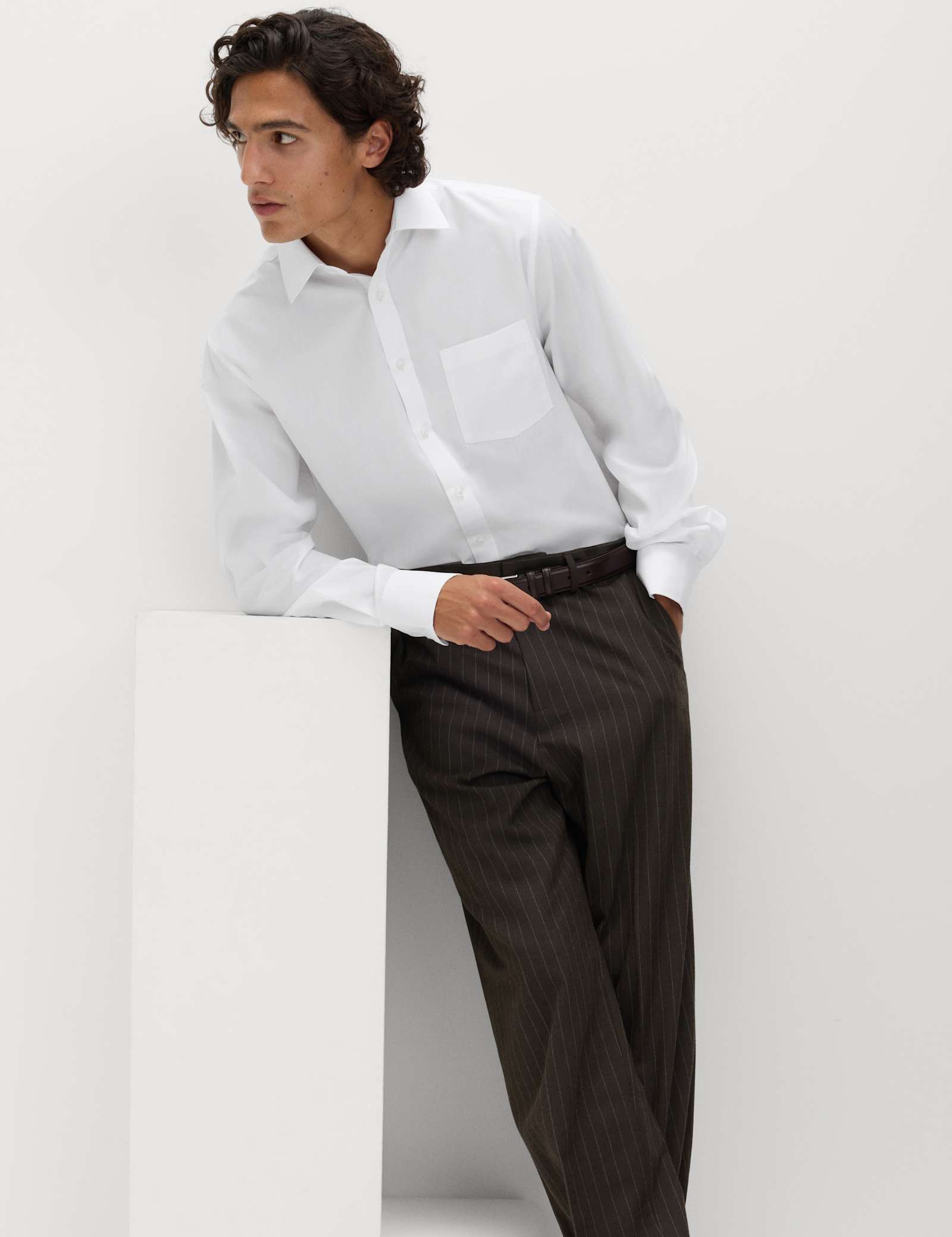 3 Pack Regular Fit Easy Iron Long Sleeve Shirts - image 5