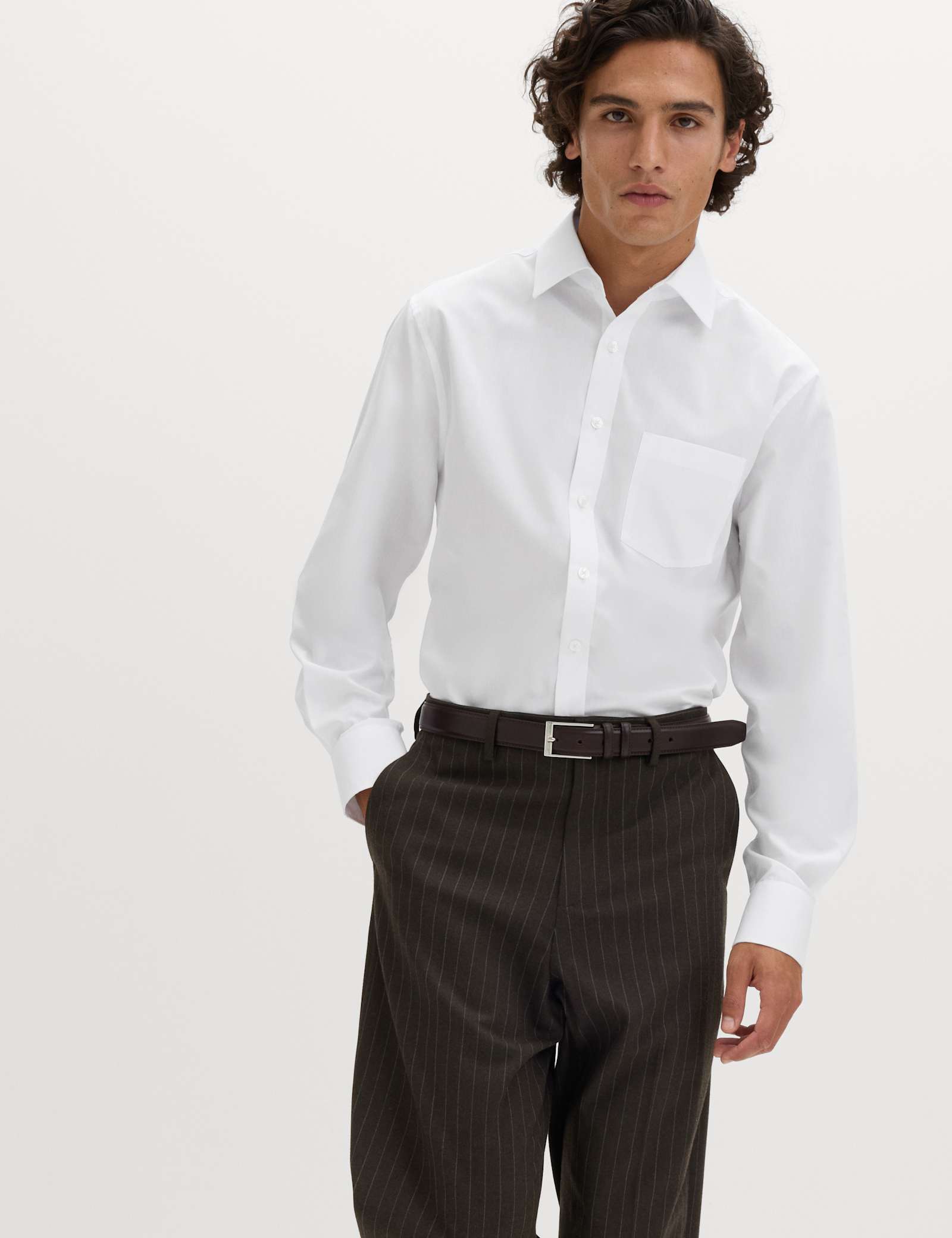 3 Pack Regular Fit Easy Iron Long Sleeve Shirts - image 1