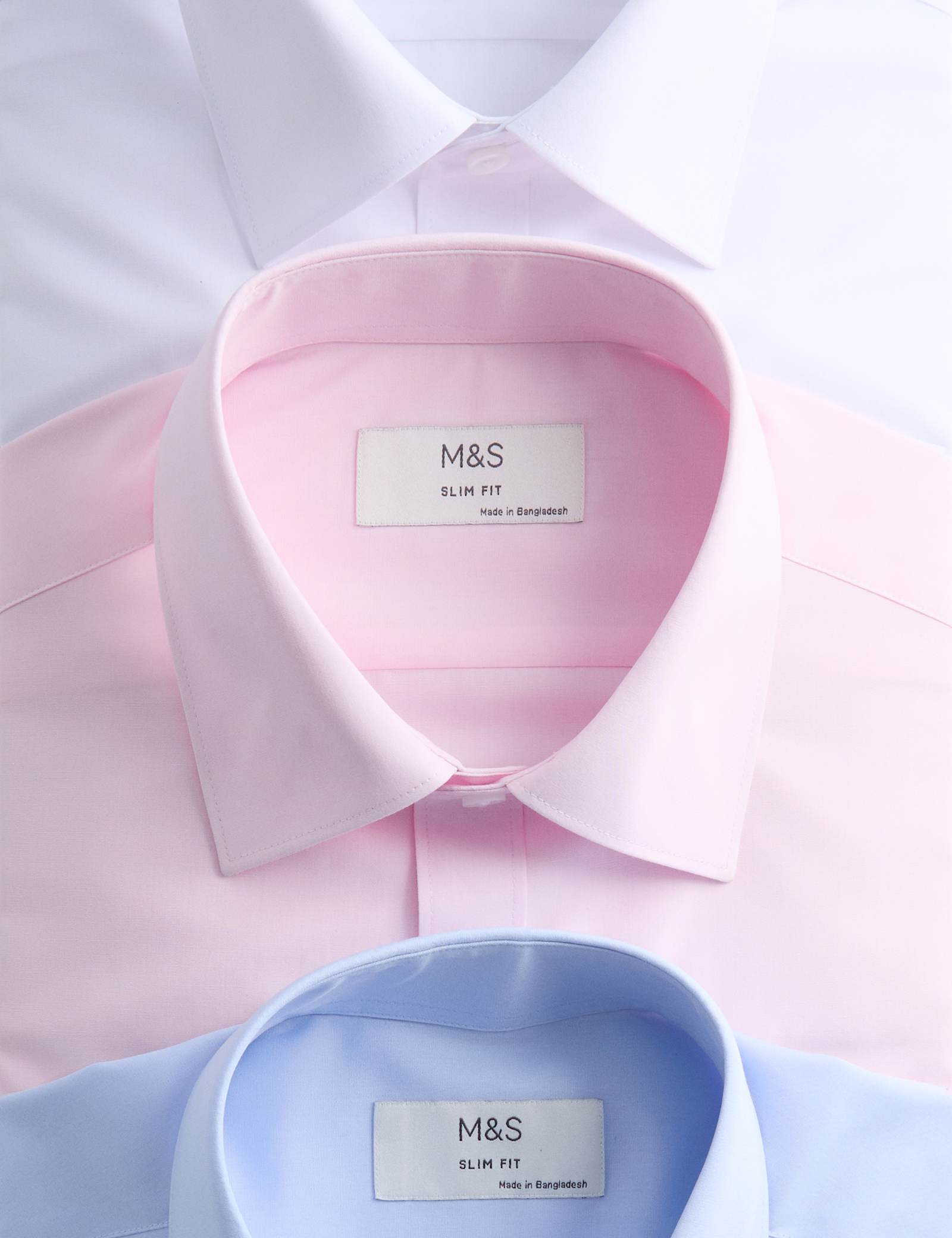 3 Pack Slim Fit Easy Iron Shirts - image 3