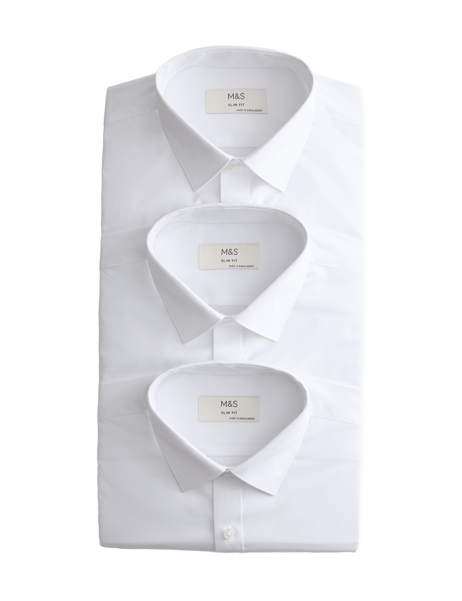 5 Pack Slim Fit Easy Iron Long Sleeve Shirts - image 4