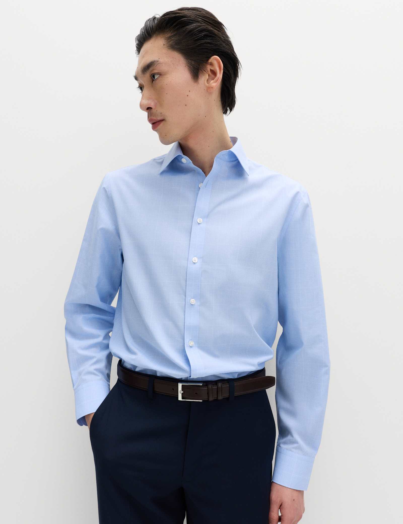 2 Pack Regular Fit Easy Iron Long Sleeve Shirts - image 1
