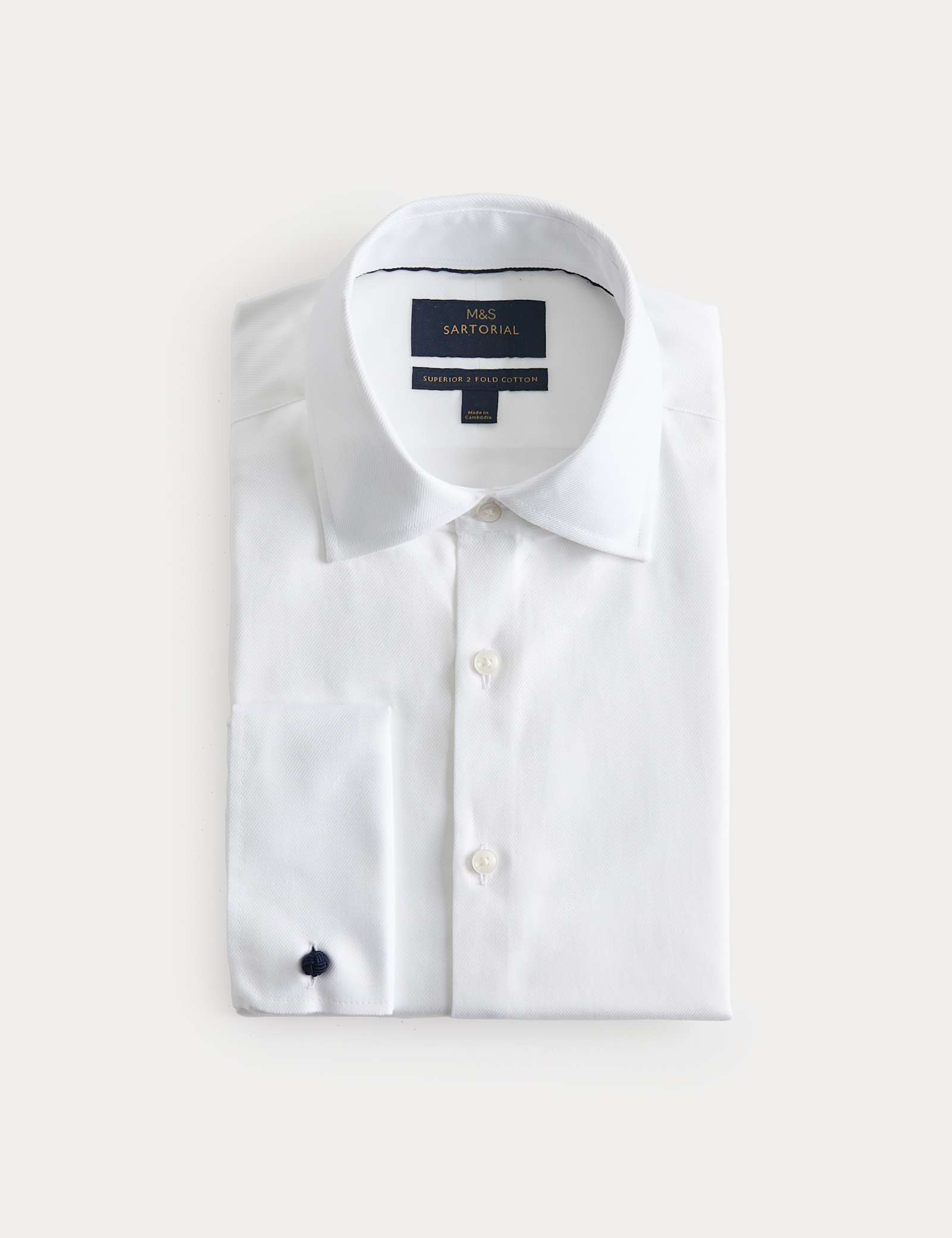 Regular Fit Easy Iron Luxury Cotton Shirt - image 1