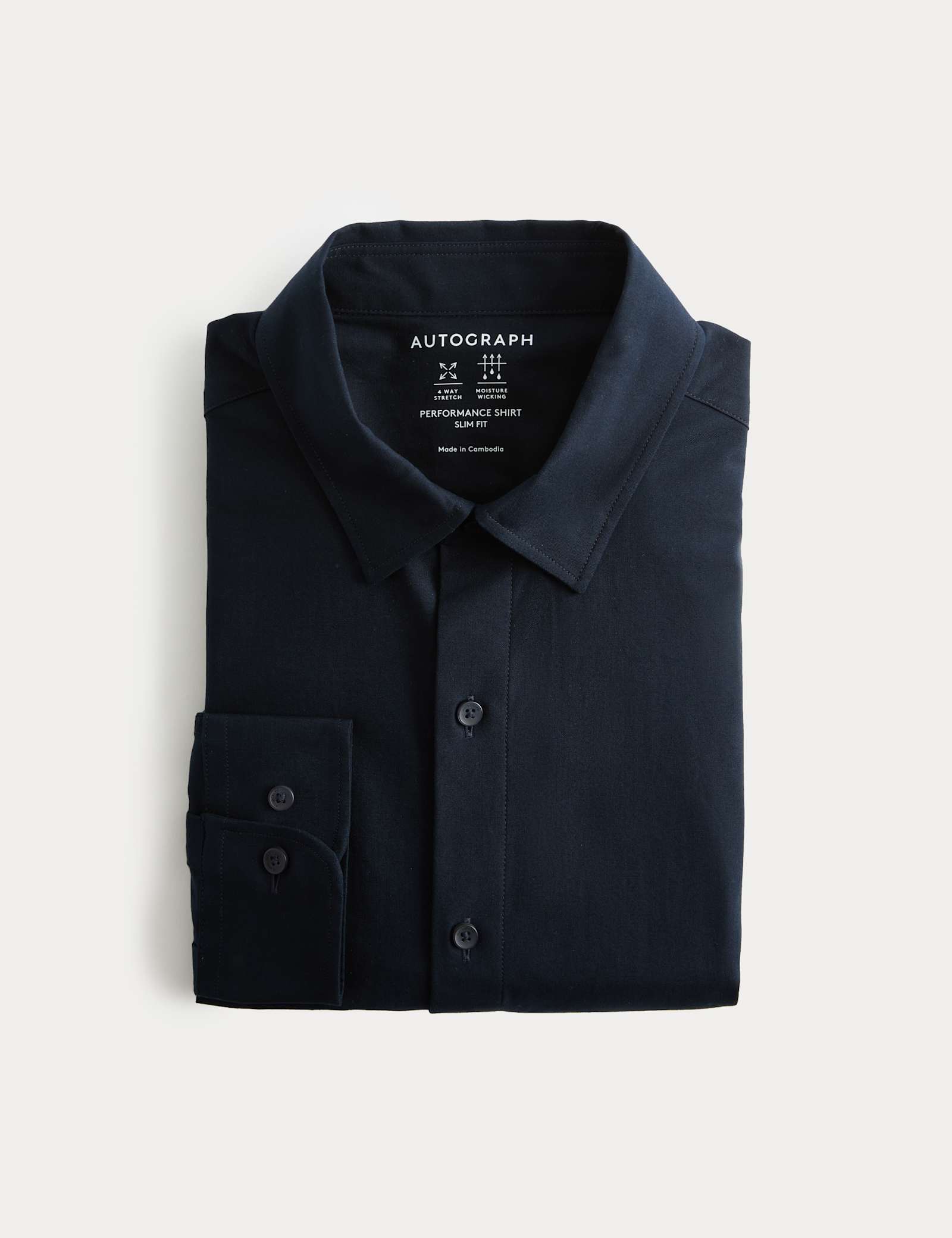 Slim Fit Cotton Stretch 360 Flex Shirt - image 4