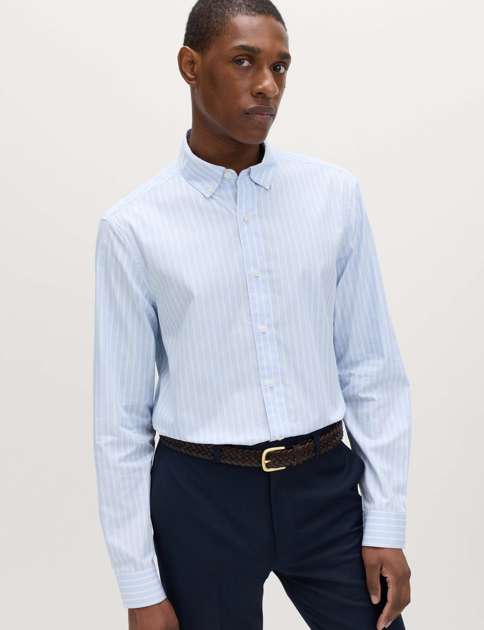 Regular Fit Pure Cotton Striped Shirt - image 3