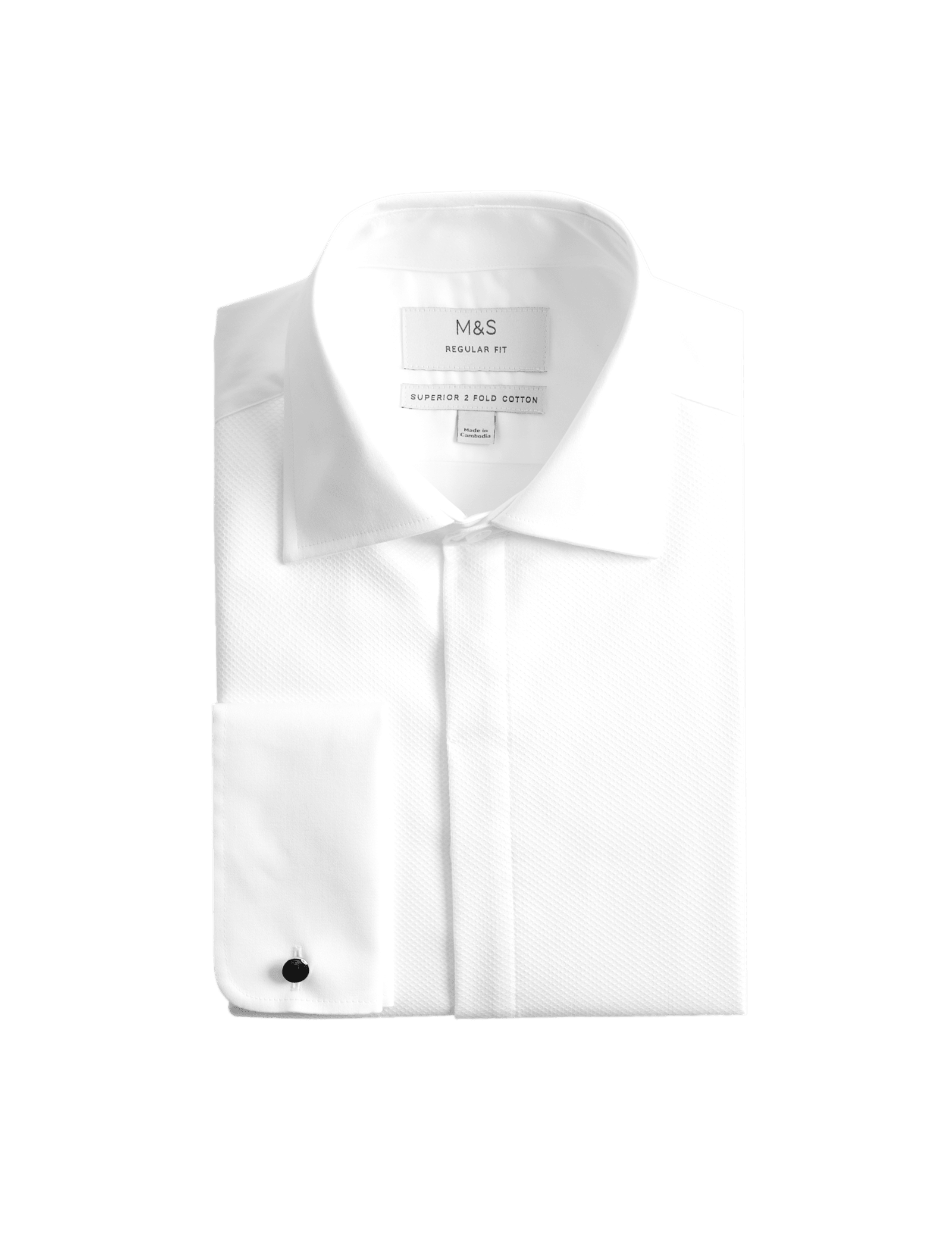 Regular Fit Luxury Cotton Double Cuff Dress Shirt - image 3