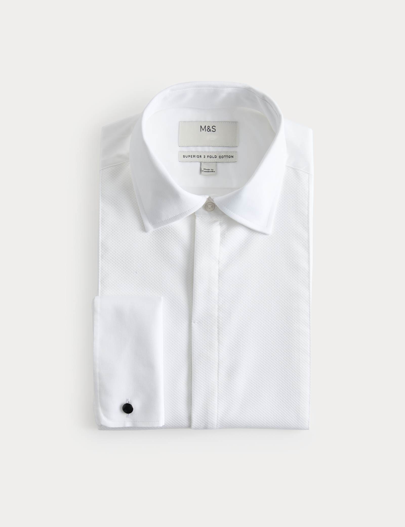 Extra Slim Fit Luxury Marcella Bib Shirt - image 1