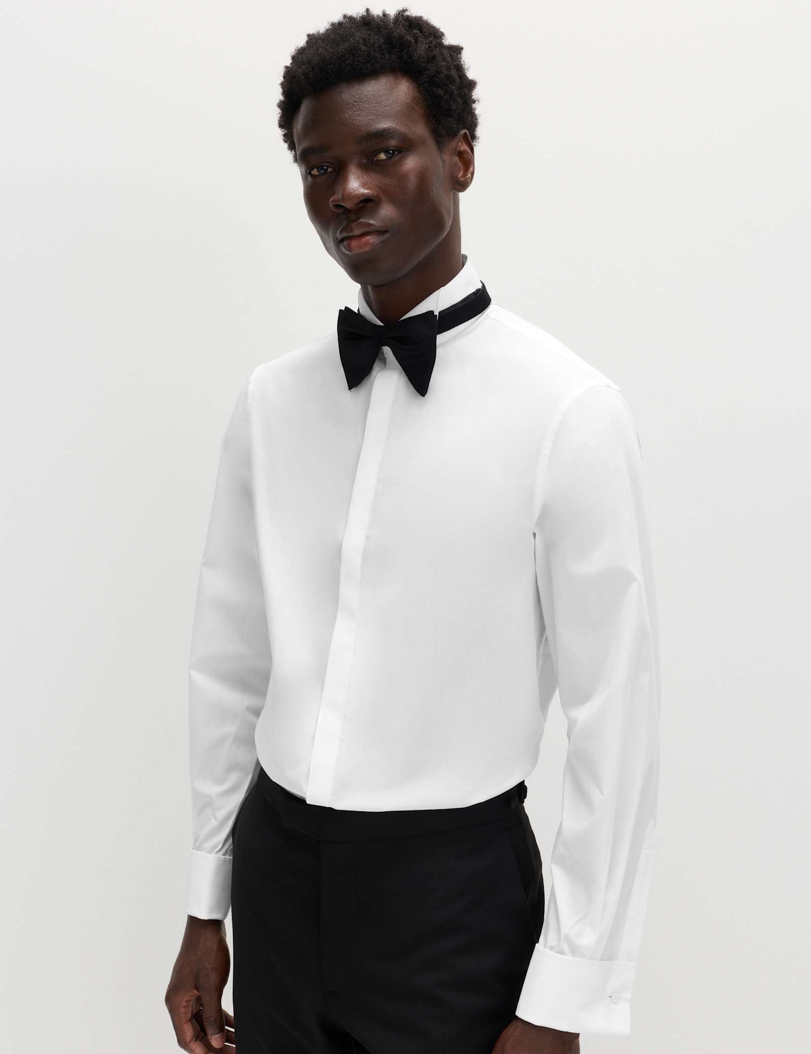 Regular Fit Cotton Blend Dress Shirt - image 2