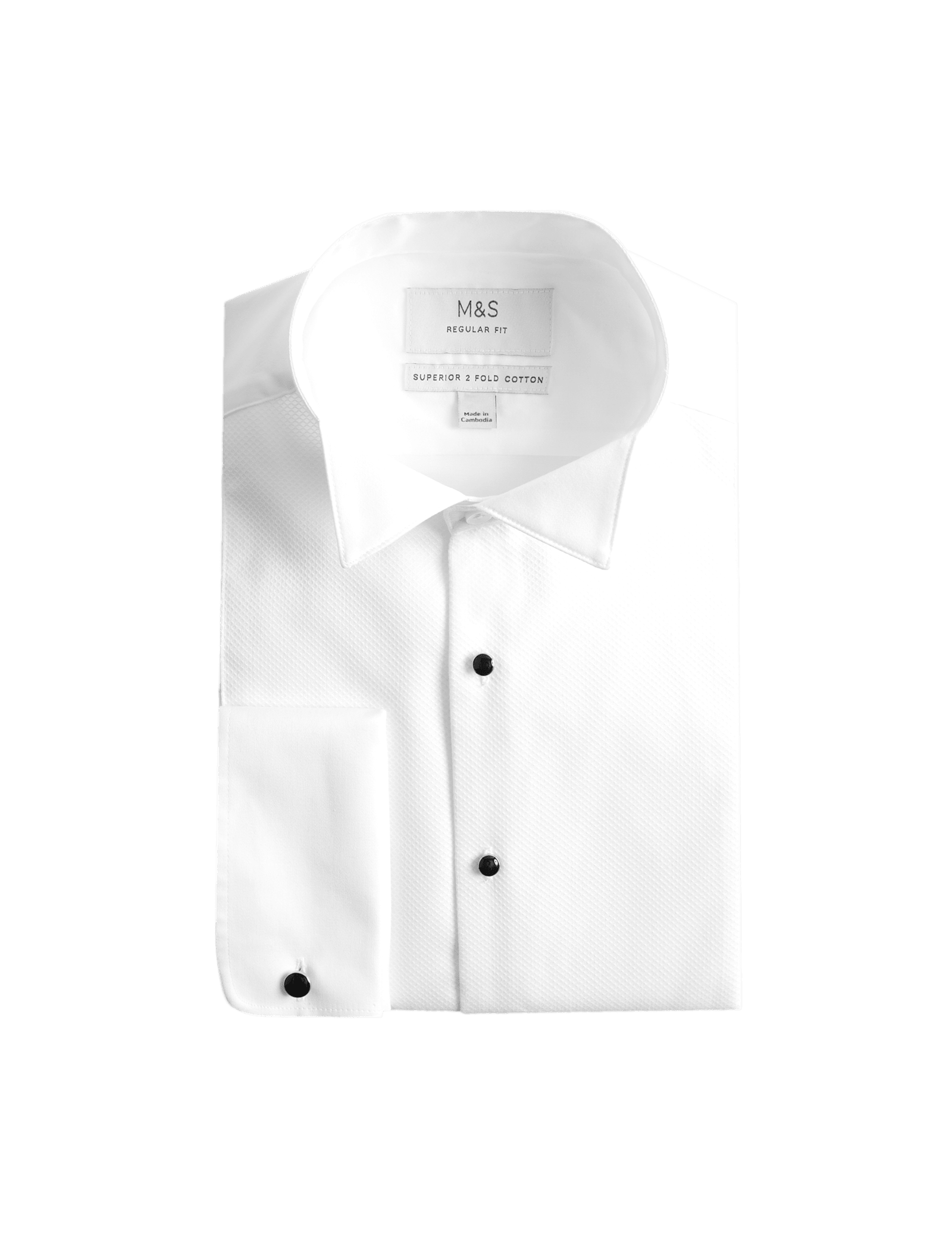 Regular Fit Luxury Cotton Double Cuff Dress Shirt - image 3