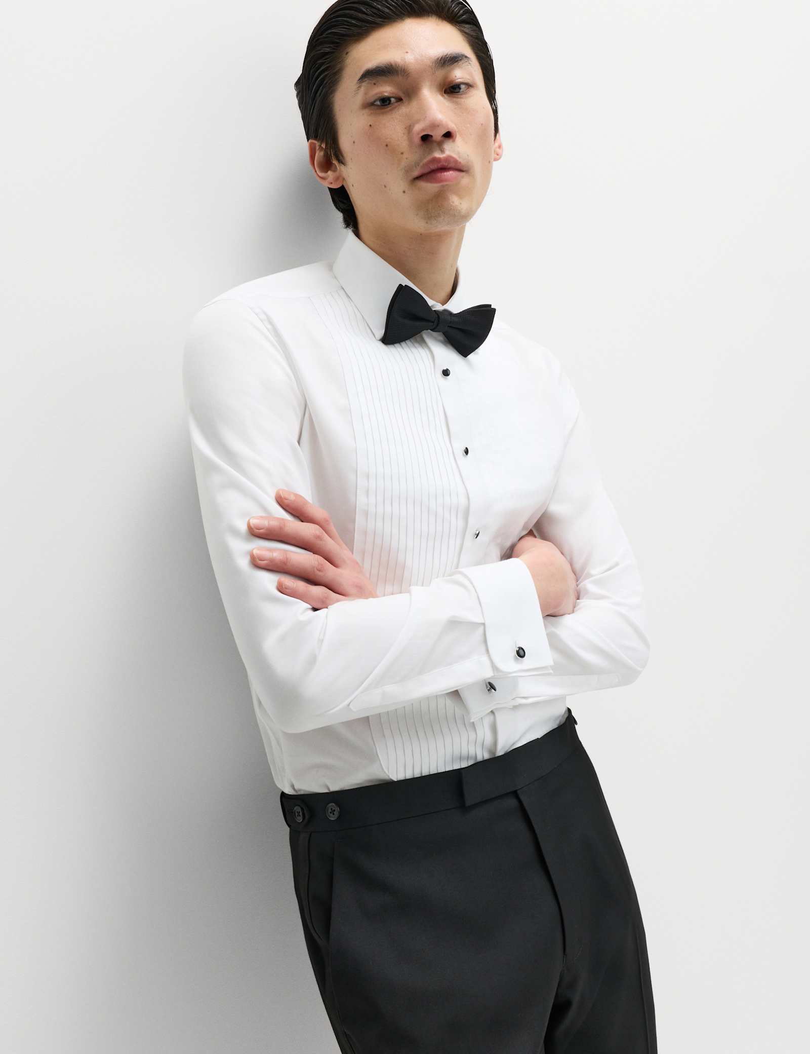 Extra Slim Fit Luxury Cotton Dress Shirt - image 2