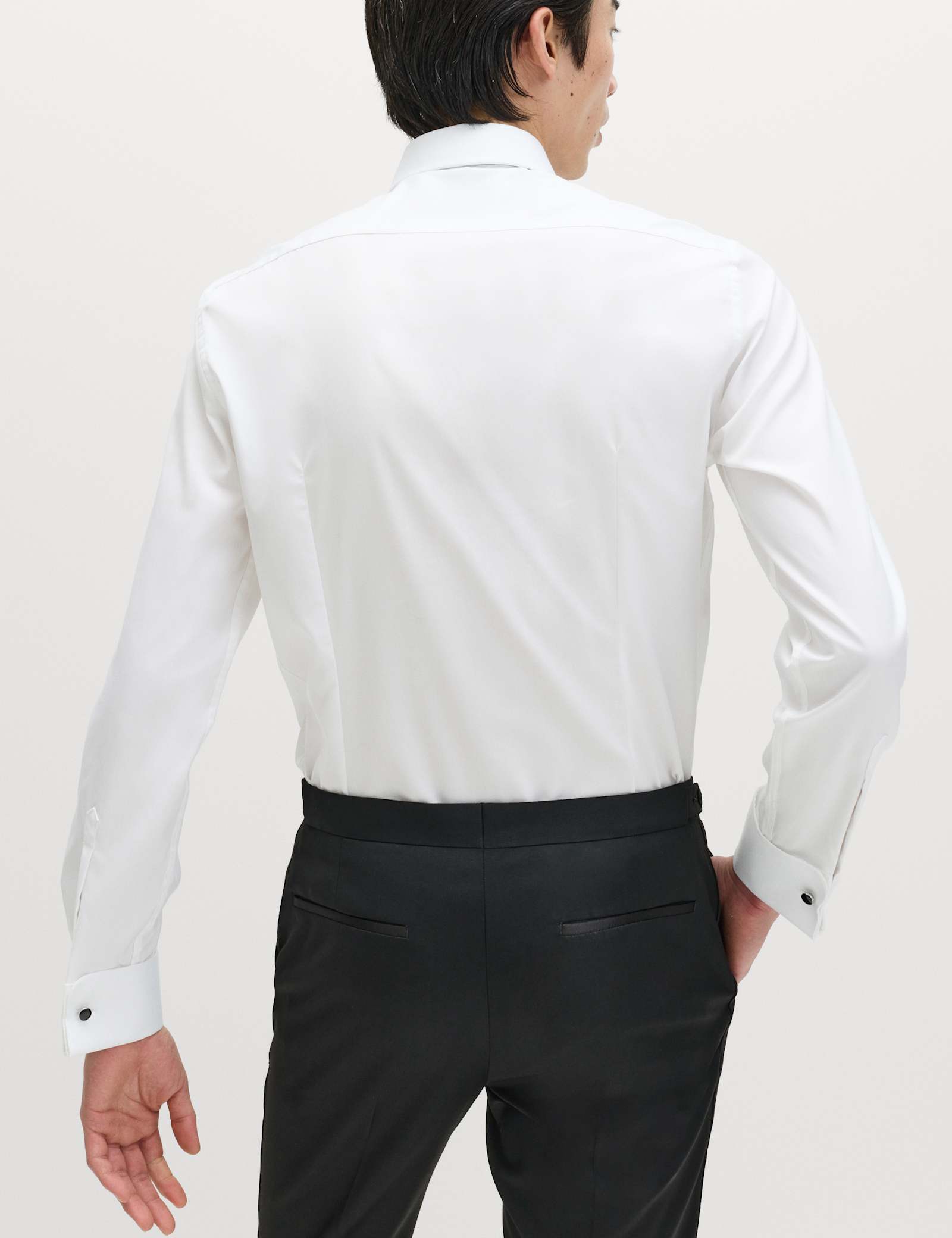 Extra Slim Fit Luxury Cotton Dress Shirt - image 4