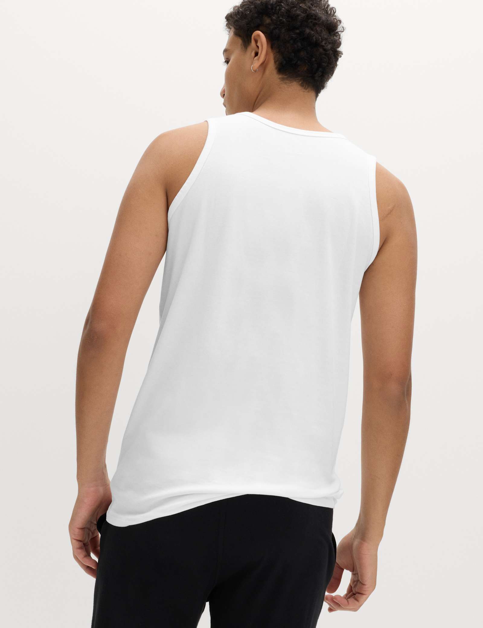 3 Pack Cotton Stretch Cool & Fresh Vests - image 5