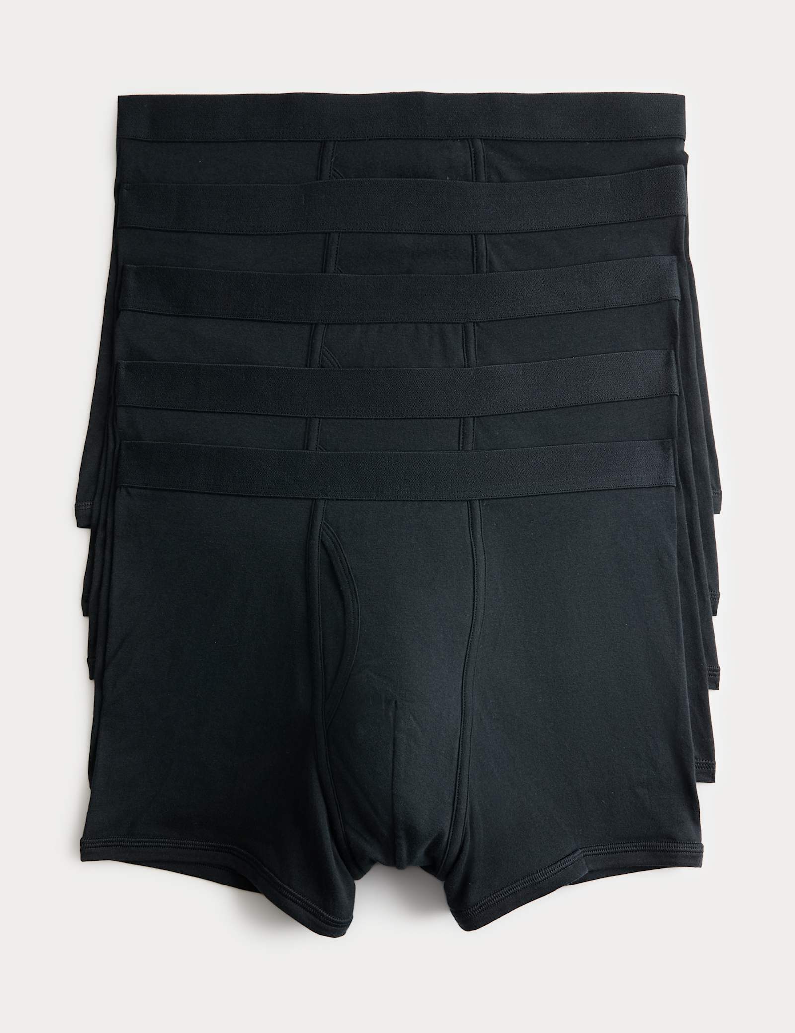 5 Pack Cotton Stretch Cool & Fresh Trunks - image 3