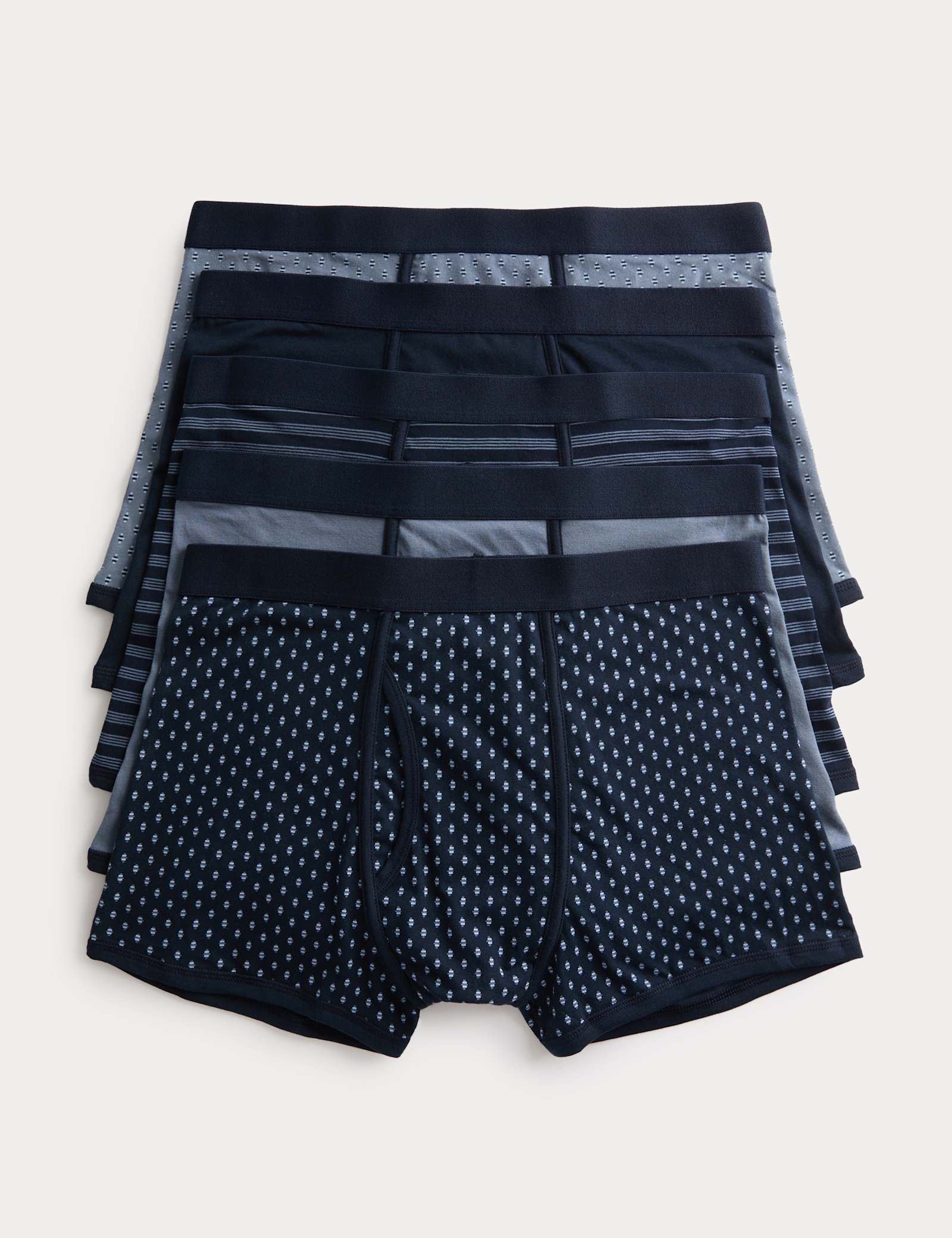 5 Pack Cotton Stretch Geometric Trunks - image 2