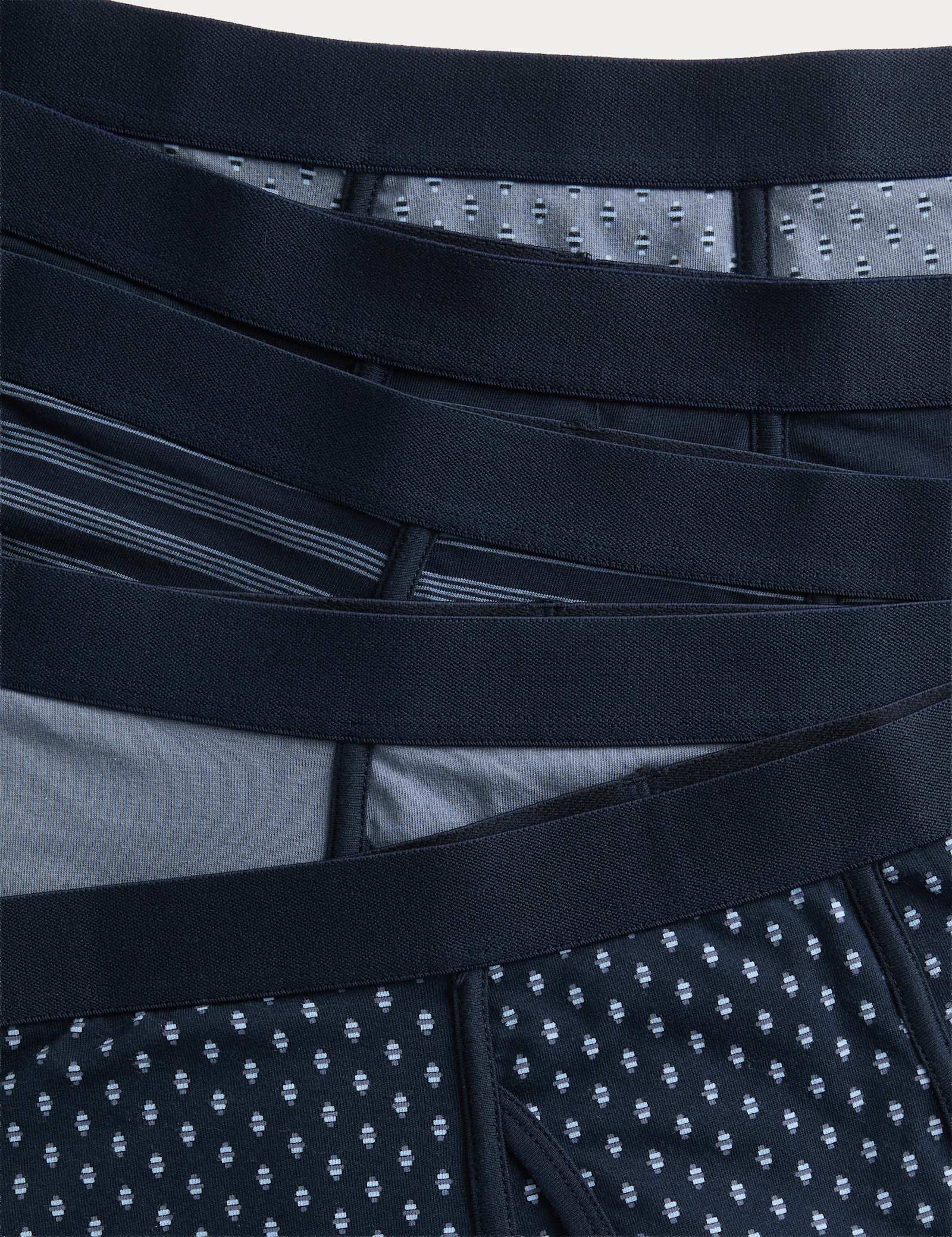 5 Pack Cotton Stretch Geometric Trunks - image 5