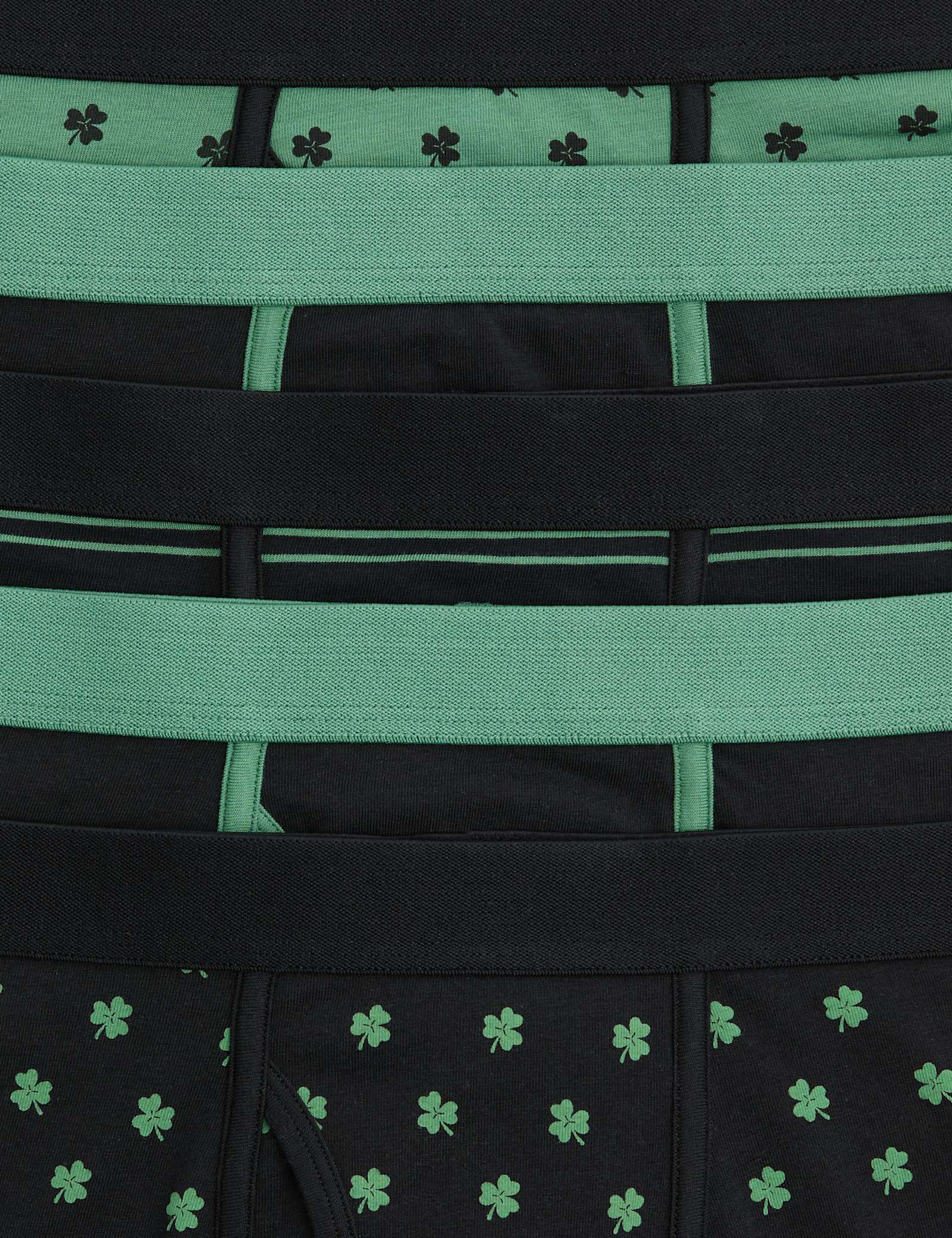 5 Pack Cotton Stretch St Patrick's day Trunks - image 3