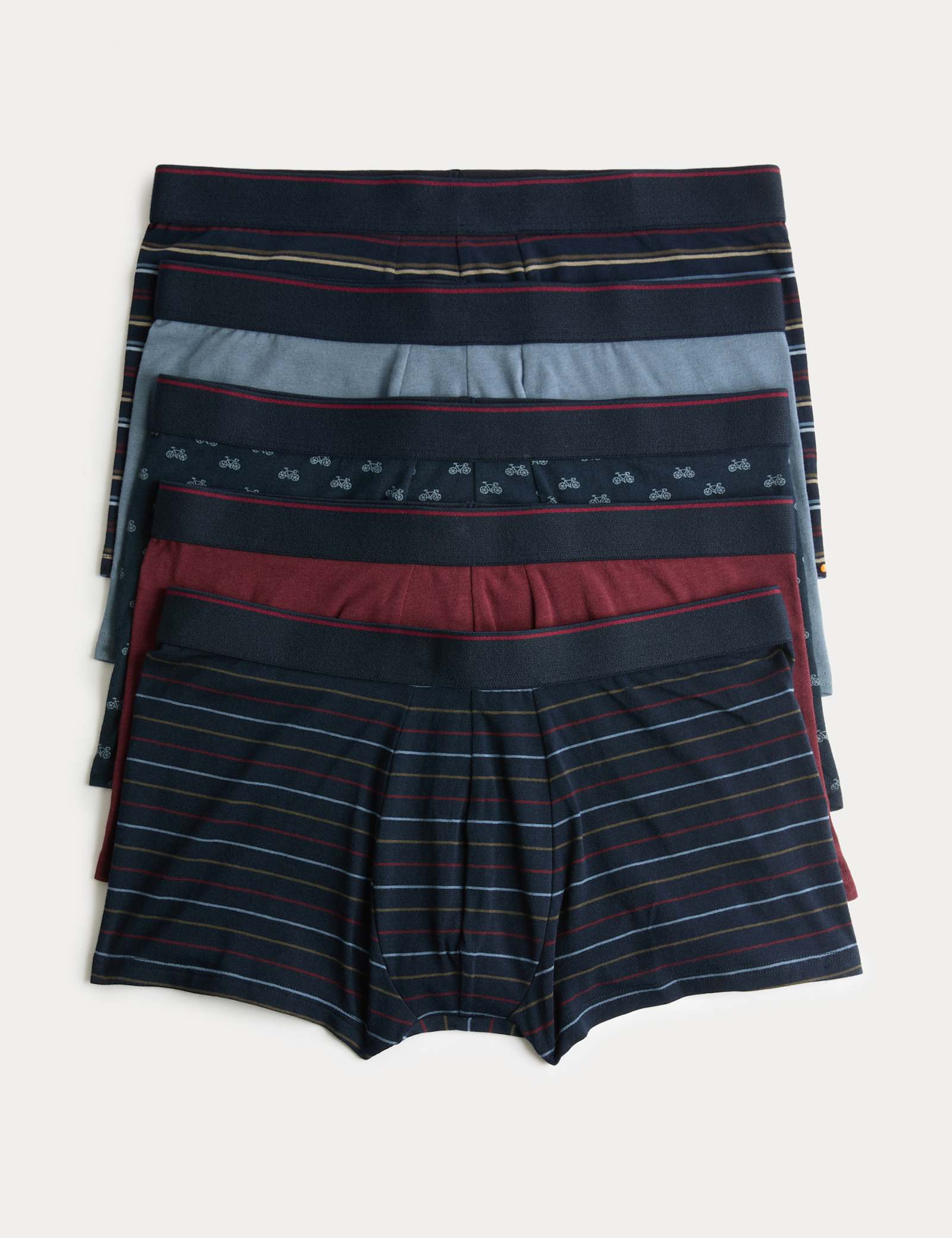 5 Pack Cotton Stretch Cool & Fresh Hipsters - image 1