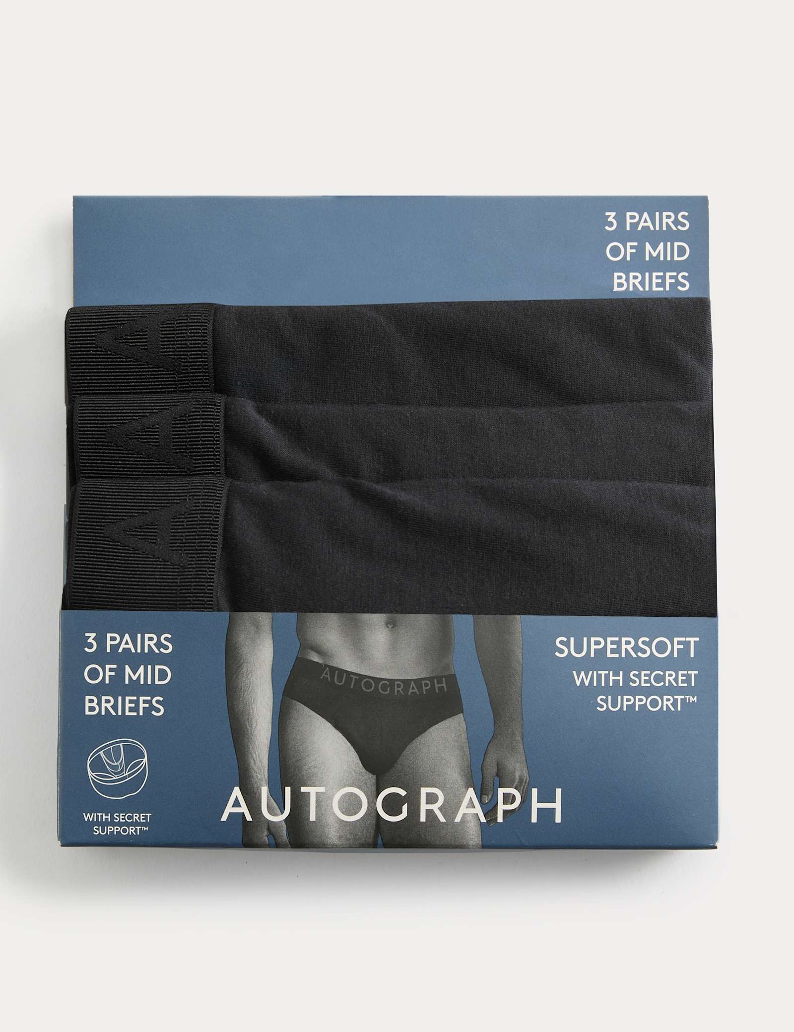 3 Pack Supima Cotton Modal Secret Support Briefs - image 5