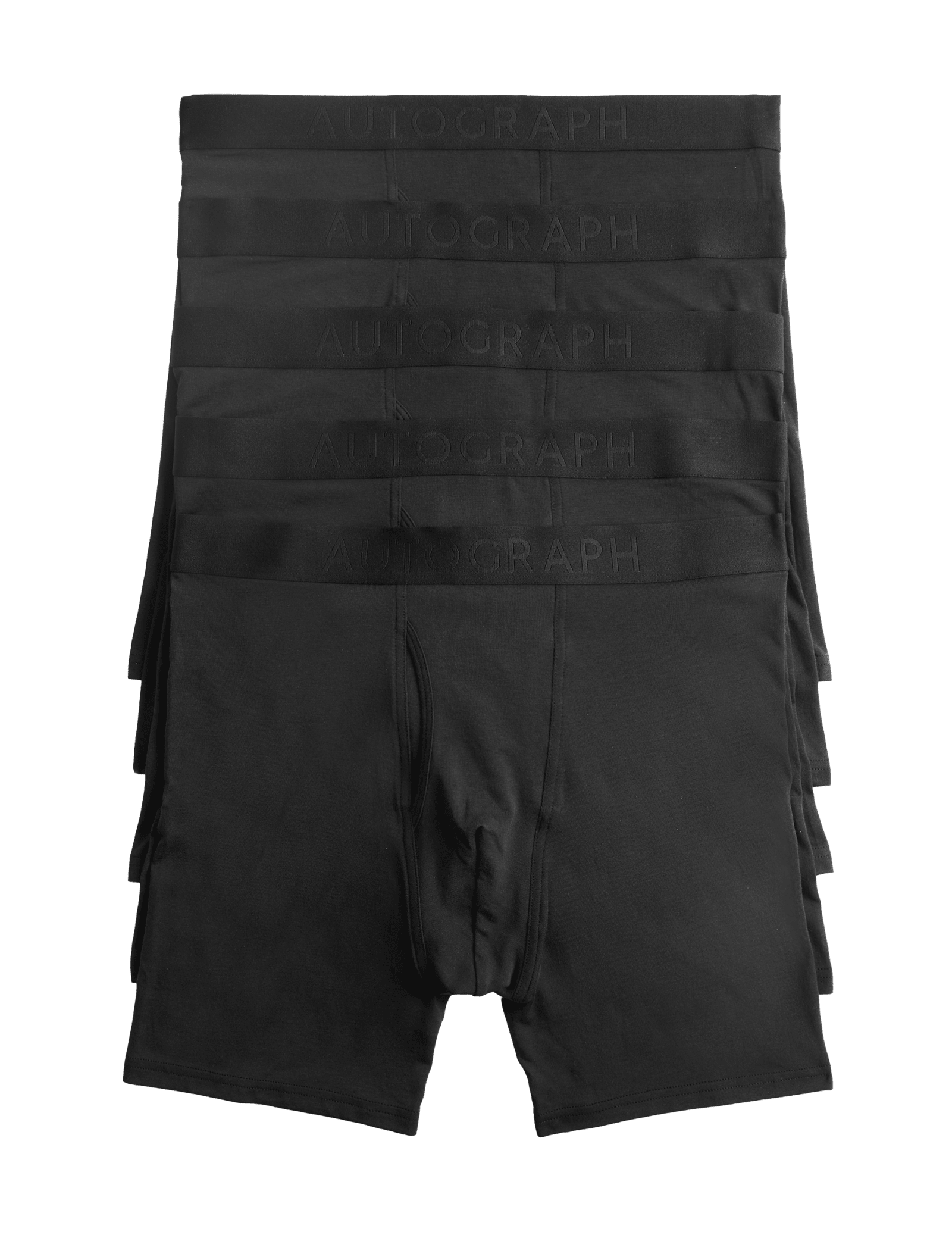 5 Pack Supima Cotton Modal Longer Length Trunks - image 2
