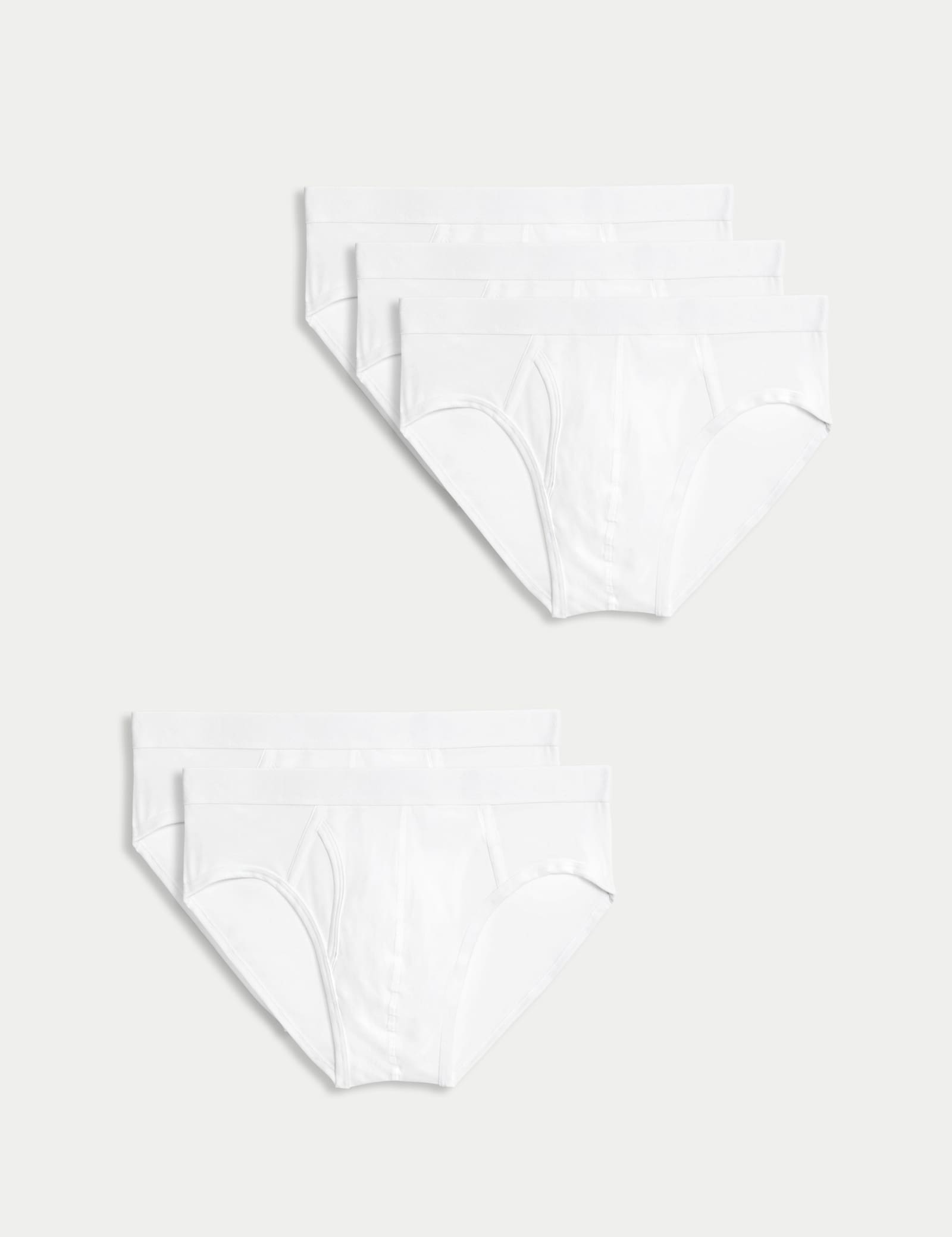 5 Pack Cotton Stretch Cool & Fresh Briefs - image 1