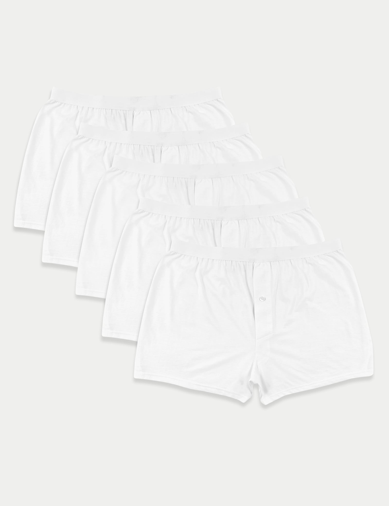 5 Pack Pure Cotton Cool & Fresh Jersey Boxers - image 1