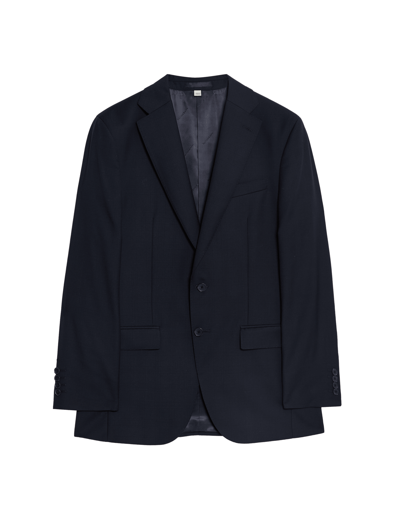 Tailored Fit Pure Wool Check Suit Jacket - image 3