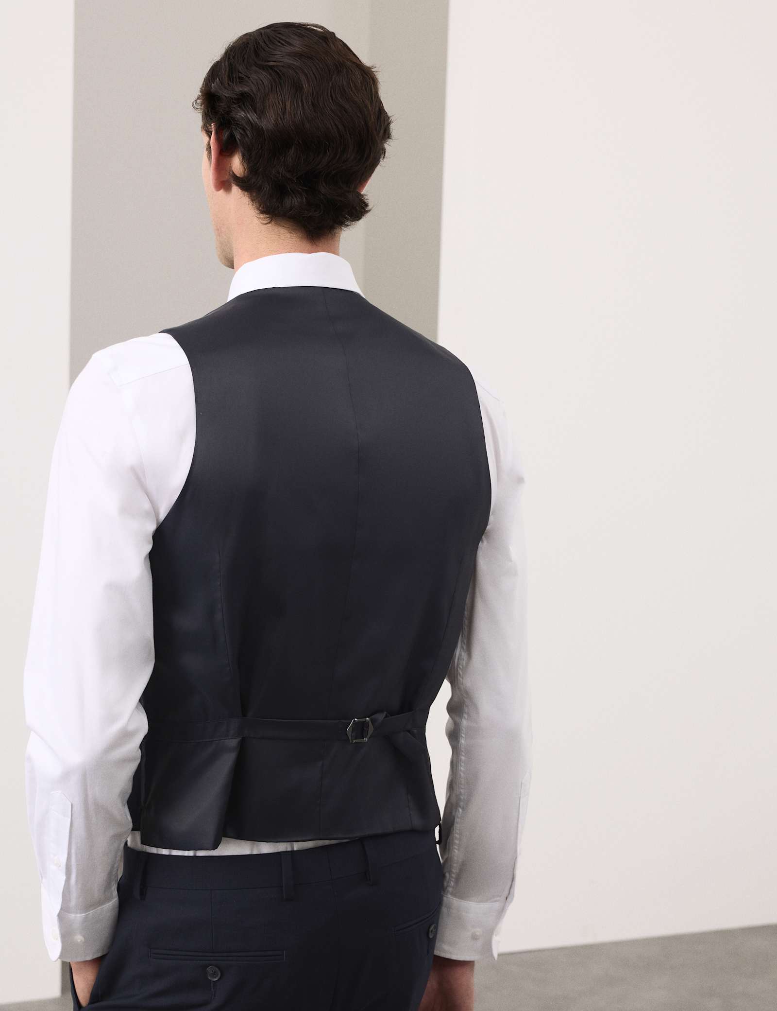 Pure Wool Check Waistcoat - image 5