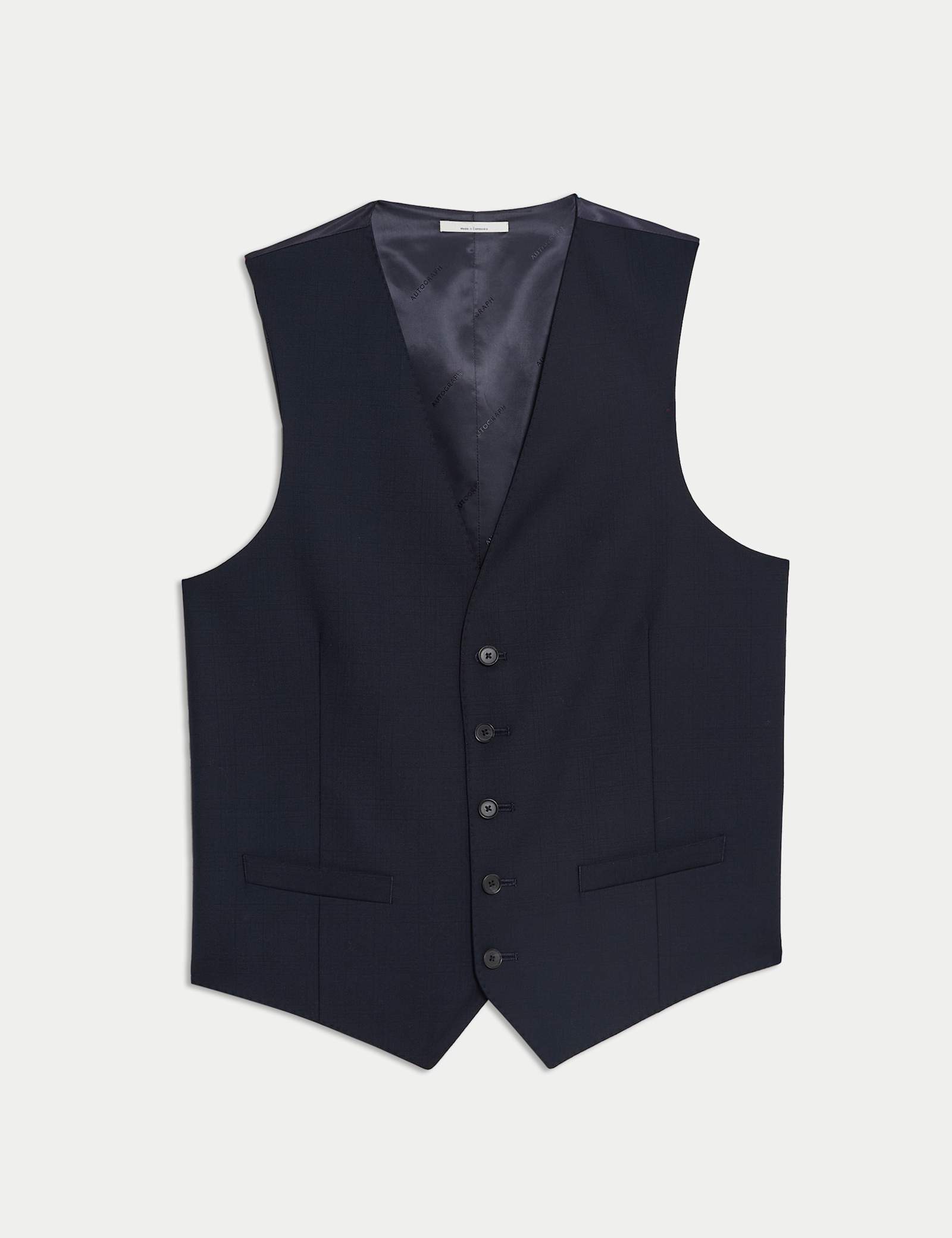 Pure Wool Check Waistcoat - image 1