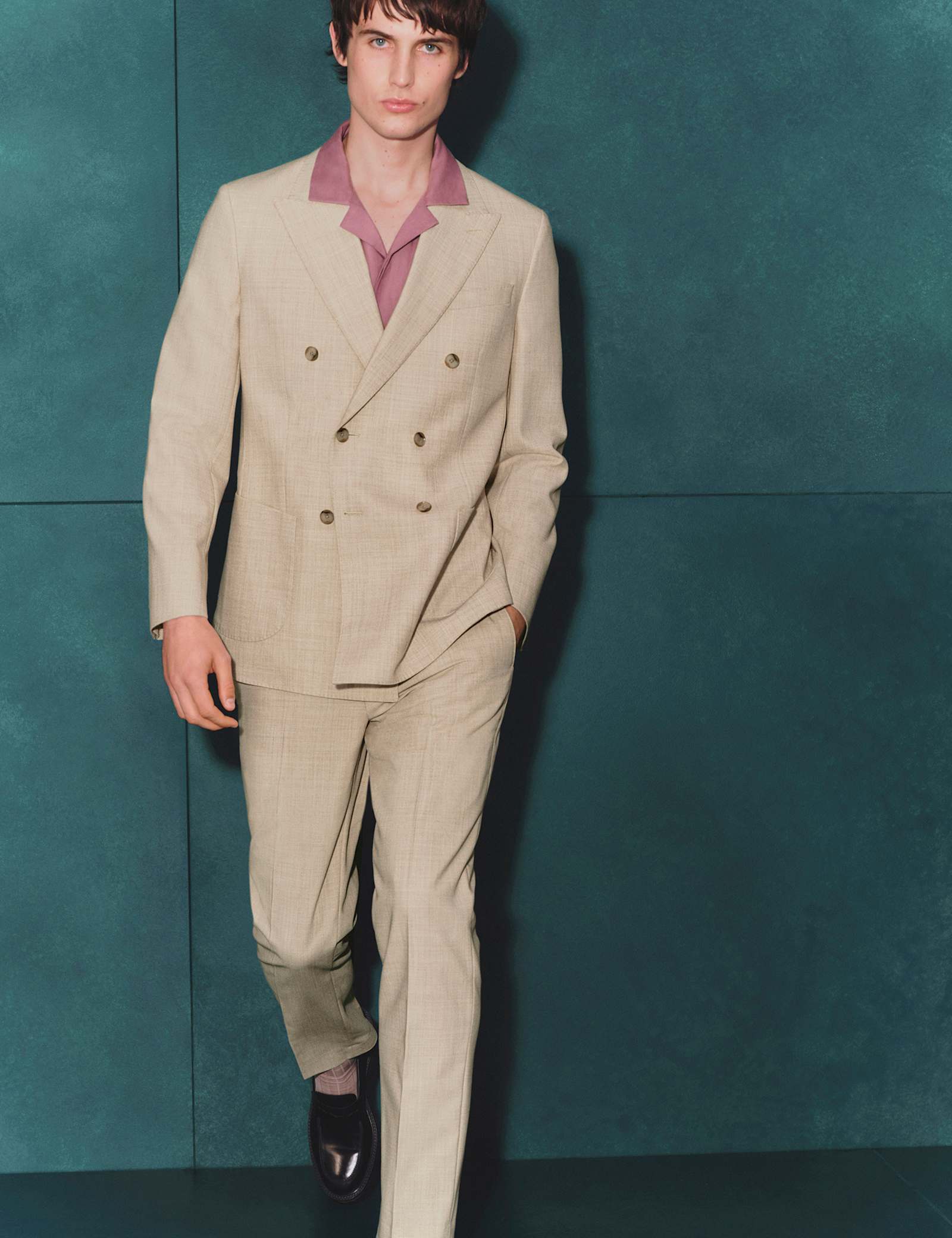 Tailored Fit Merino Wool Rich Suit Jacket - image 2