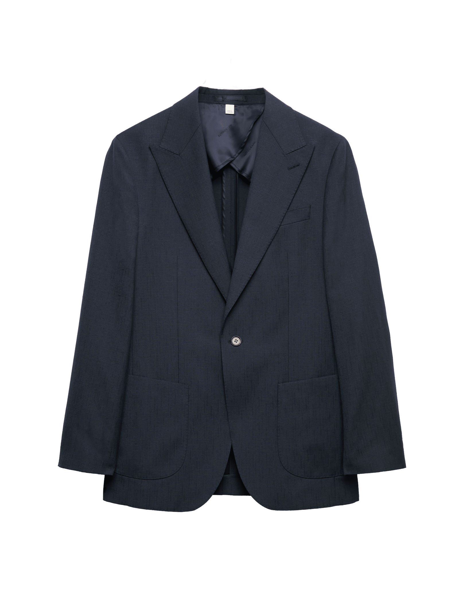 Tailored Fit Wool Blend Textured Suit Jacket - image 3
