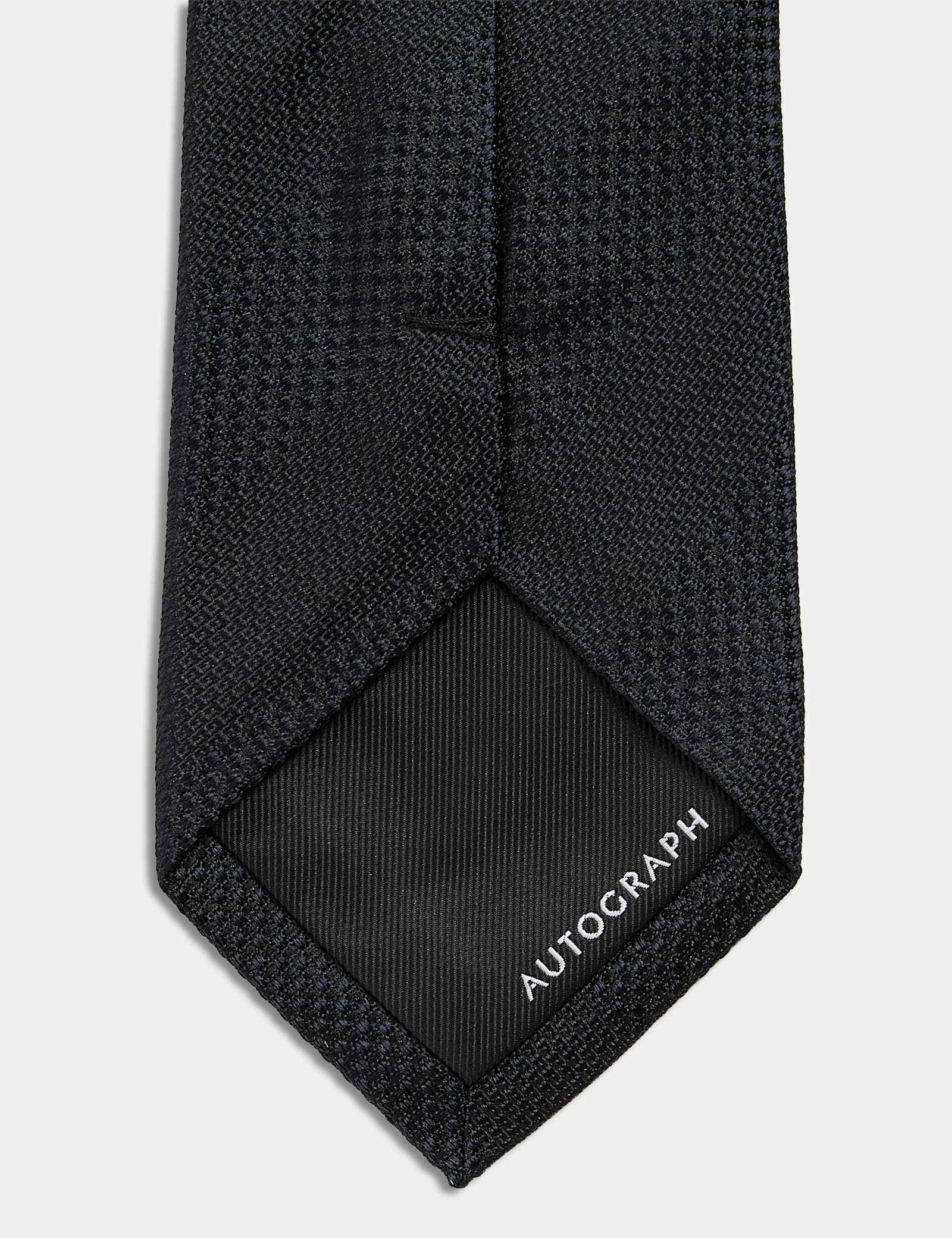 Textured Striped Pure Silk Tie - image 3