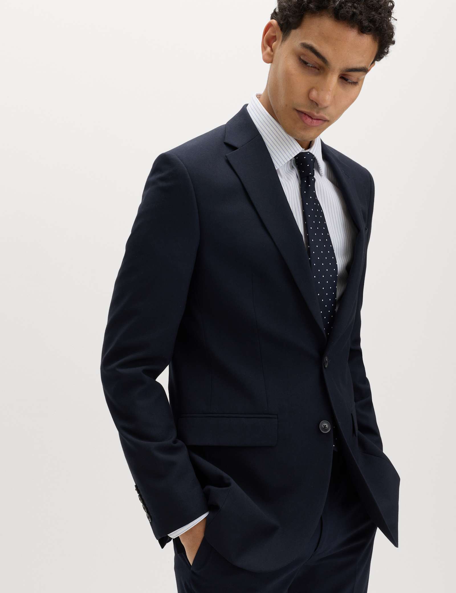 Slim Fit Machine Washable Suit Jacket - image 3