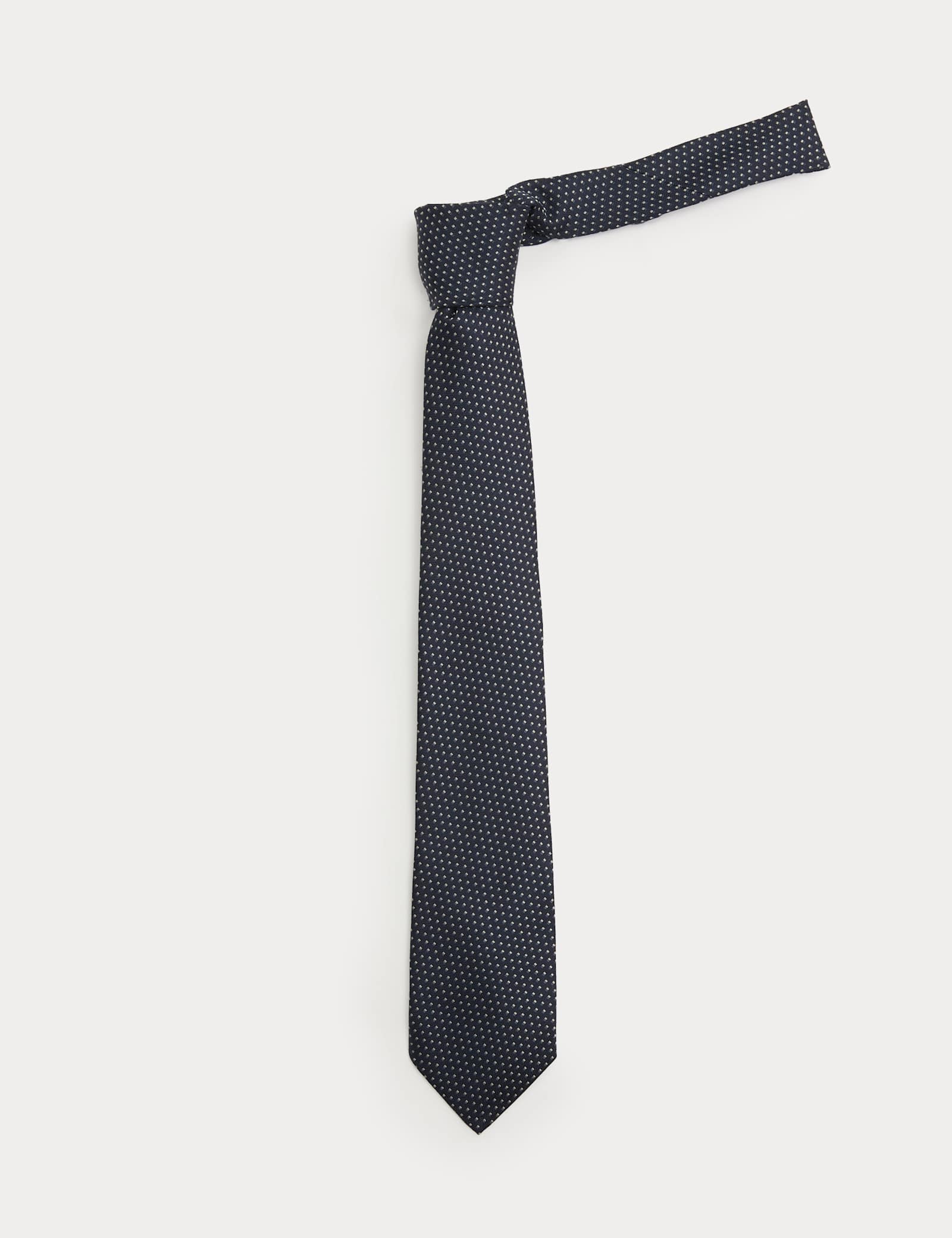 Geometric Pure Silk Tie - image 2