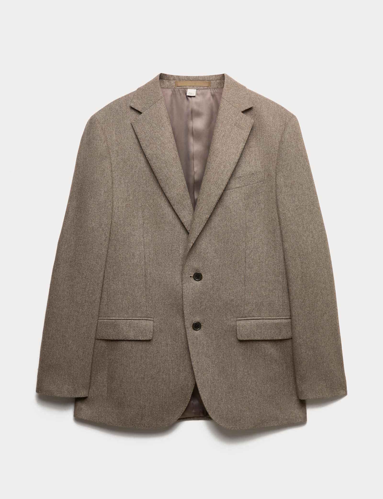 Tailored Fit Italian Wool Rich Tweed Suit Jacket - image 2