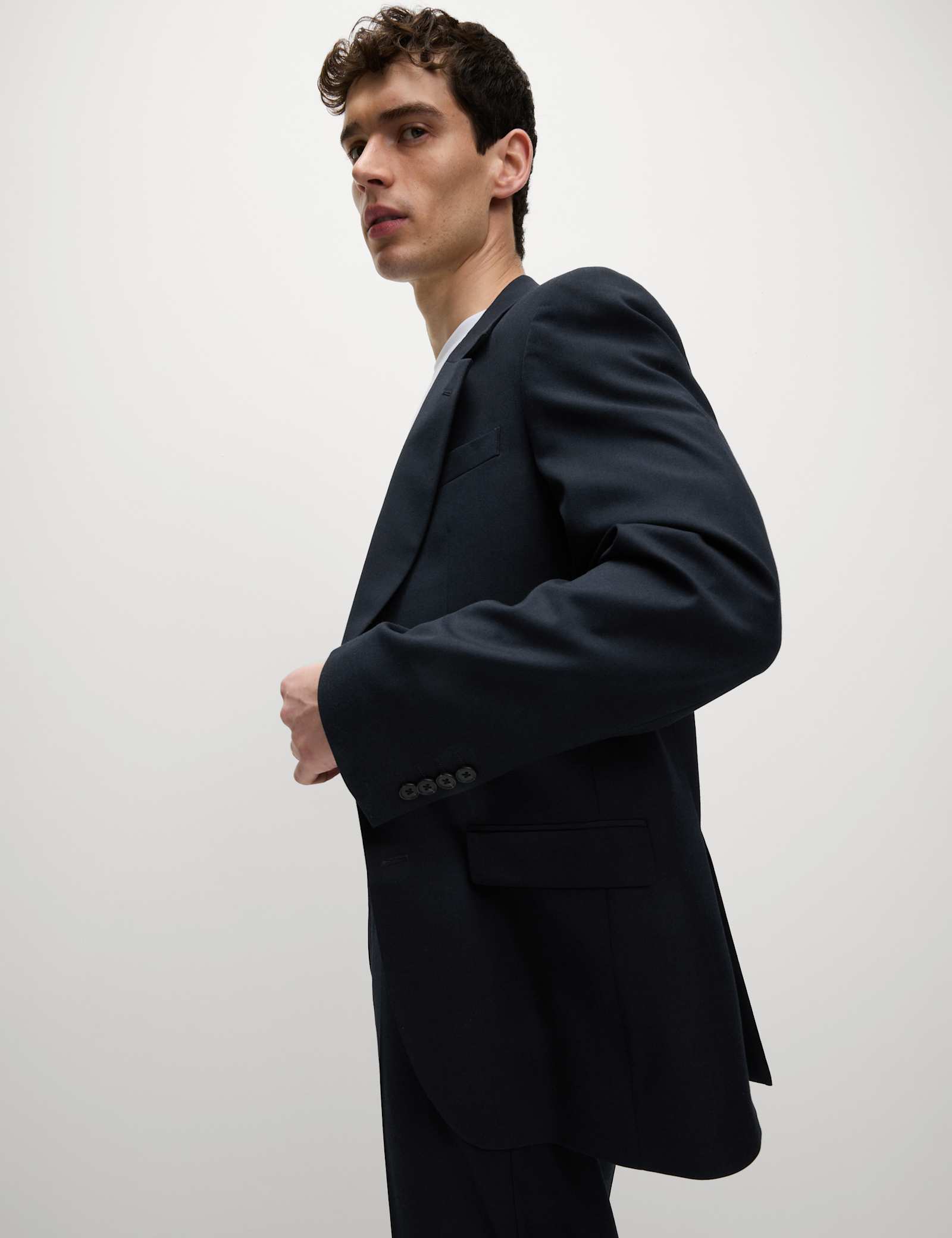Relaxed Fit Stretch Ultimate Suit Jacket - image 4