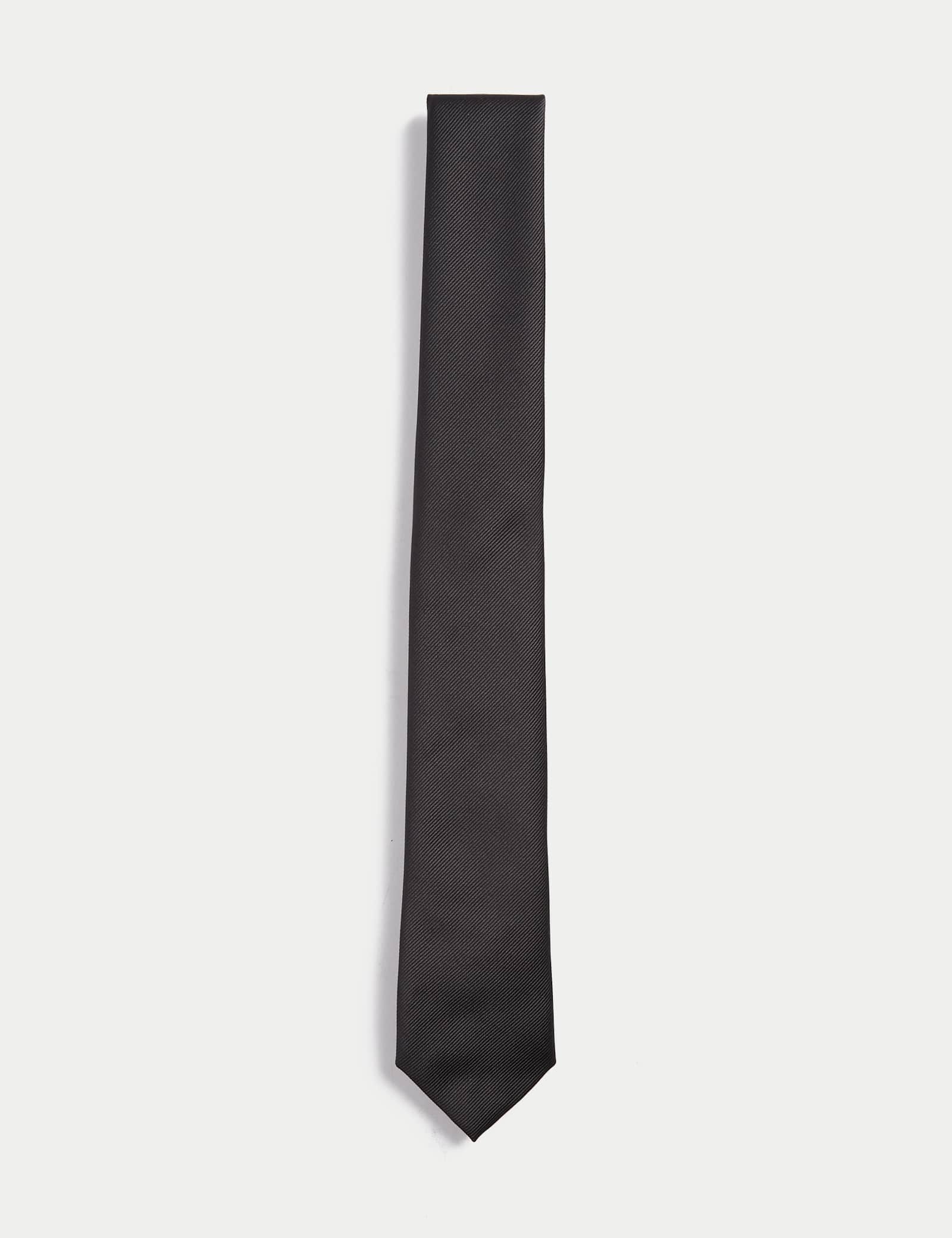 Machine Washable Skinny Plain Tie - image 3